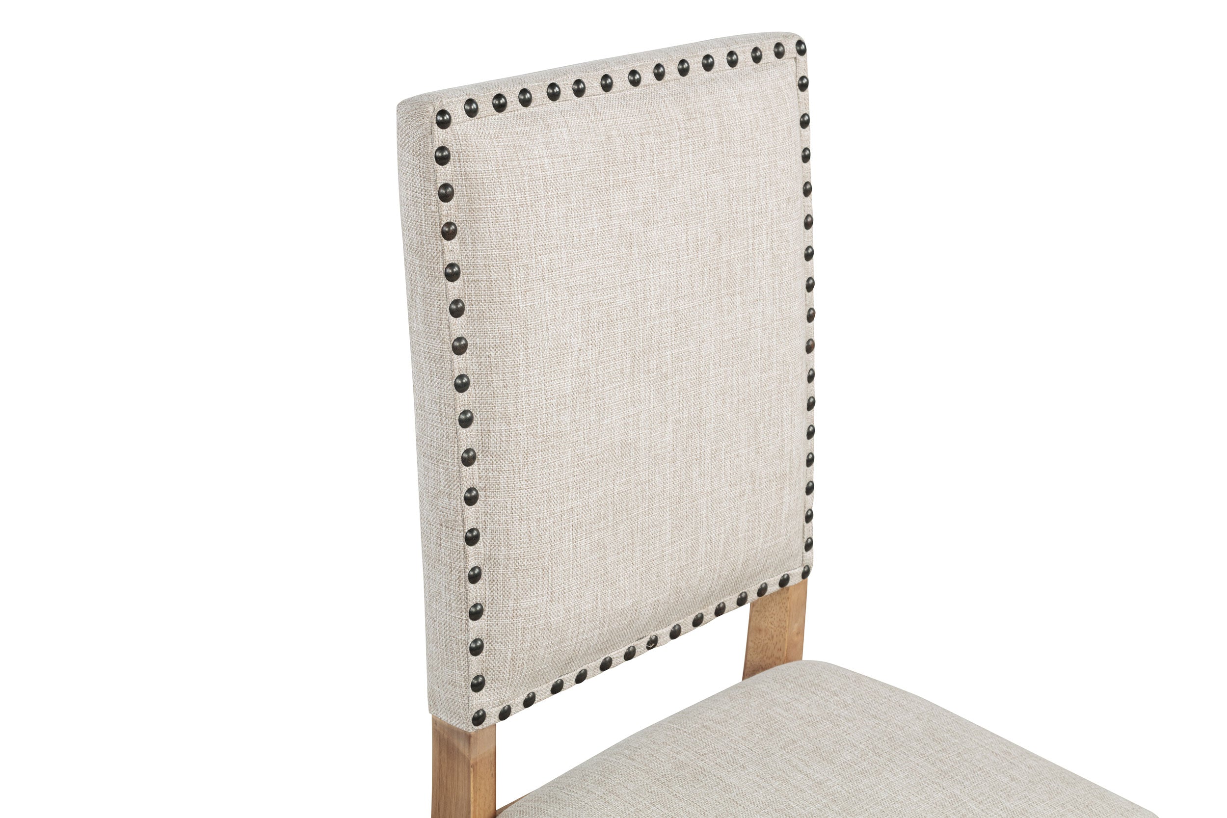 Middleton Upholstered Dining Side Chair Beige (Set of 2) — view 11