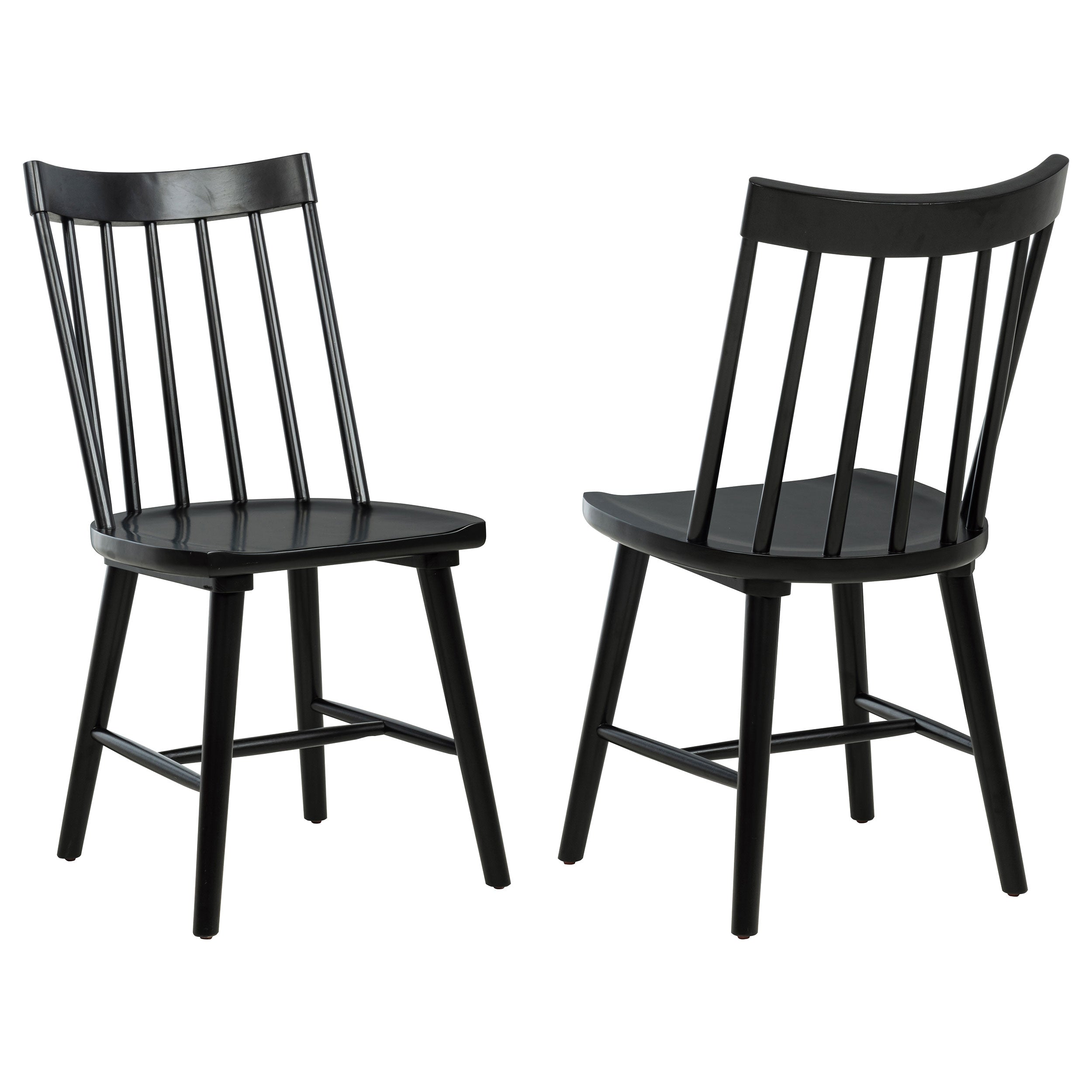 Middleton Solid Wood Dining Side Chair Black (Set of 2) — view 1