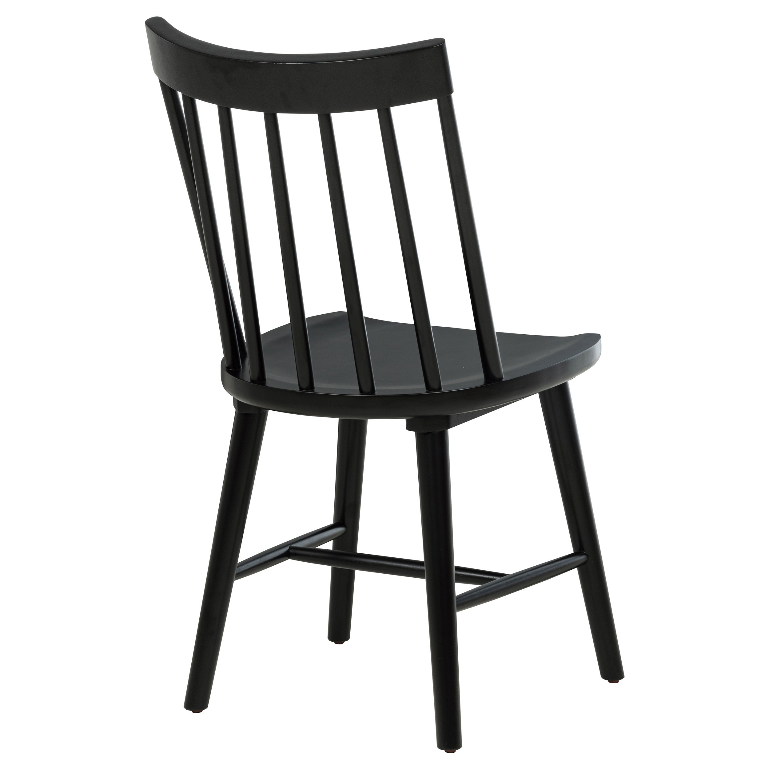 Middleton Solid Wood Dining Side Chair Black (Set of 2) — view 9