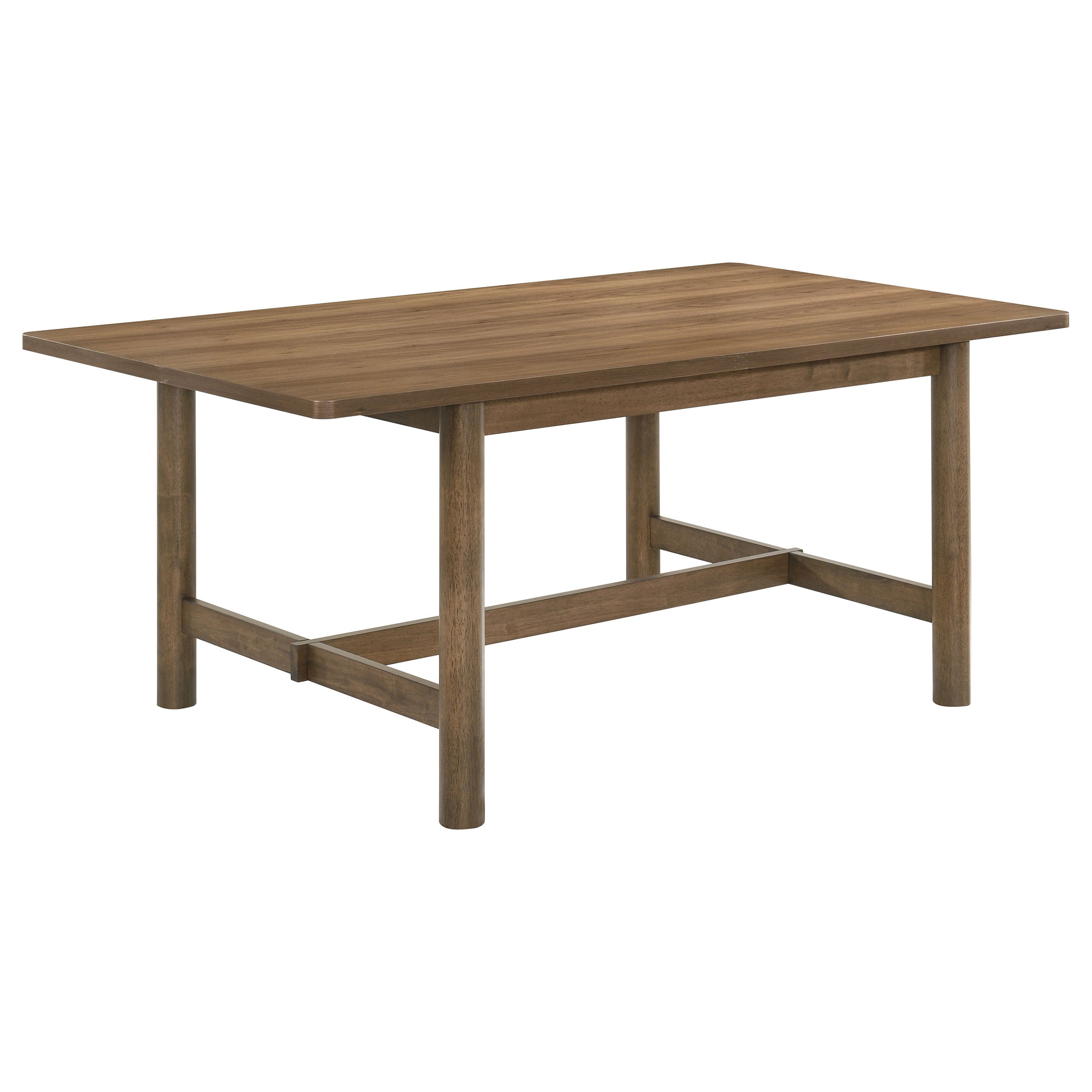 Crestmore 71-inch Rectangular Wood Dining Table Walnut — view 1