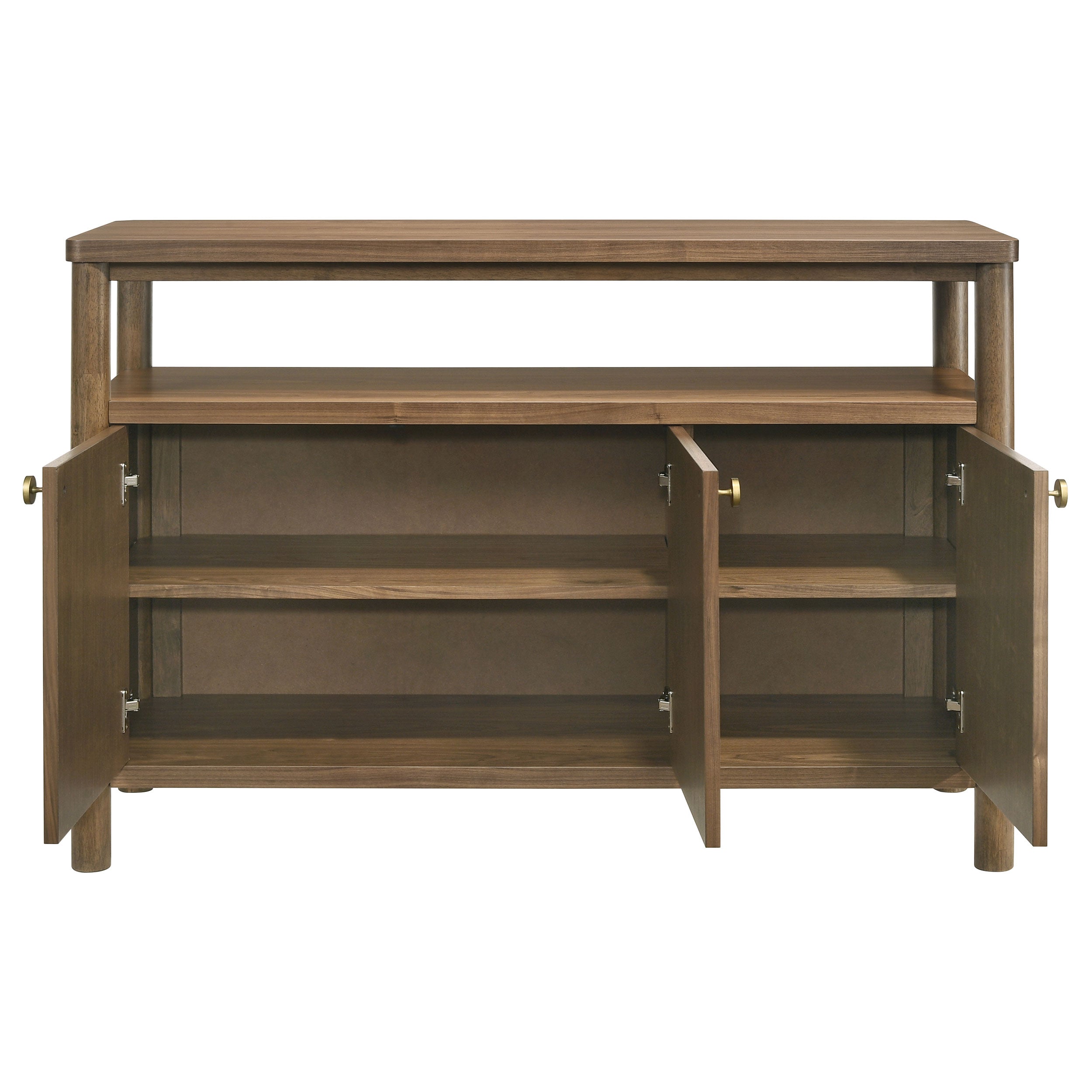 Crestmore 52-inch Dining Cabinet Sideboard Buffet Walnut — view 4