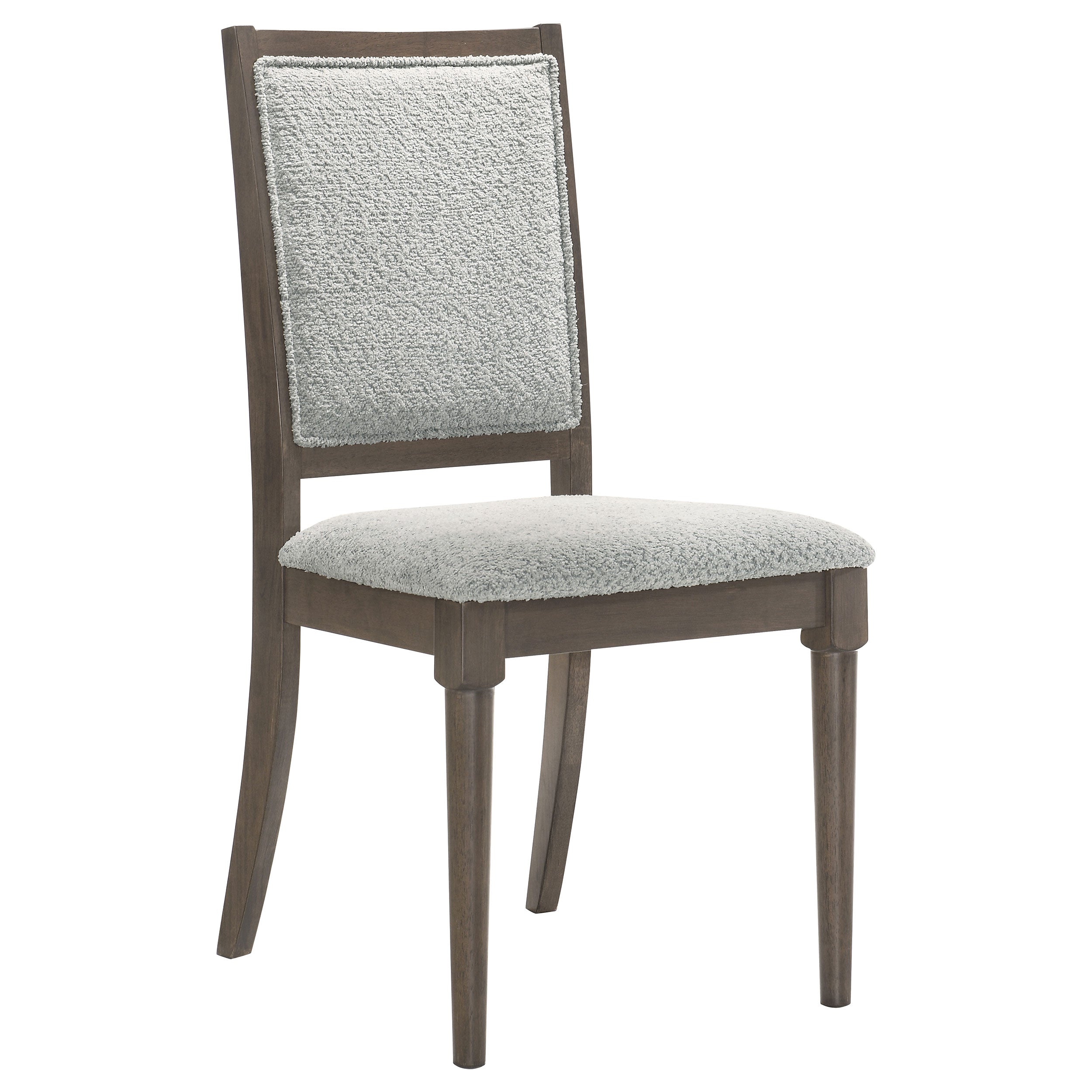 Onslow Upholstered Dining Side Chair Dark Brown (Set of 2) — view 3