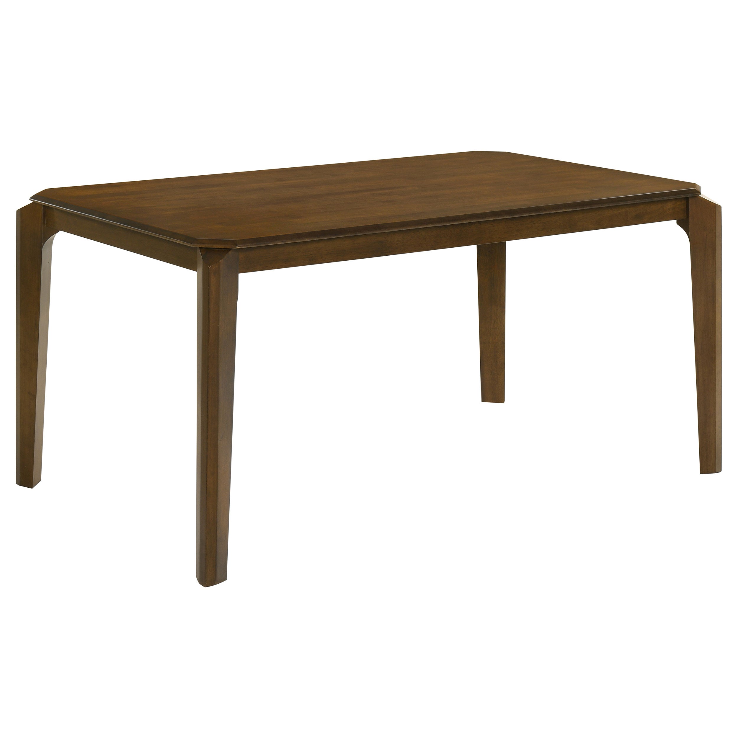 Almonte 59-inch Rectangular Wood Dining Table Dark Brown — view 1