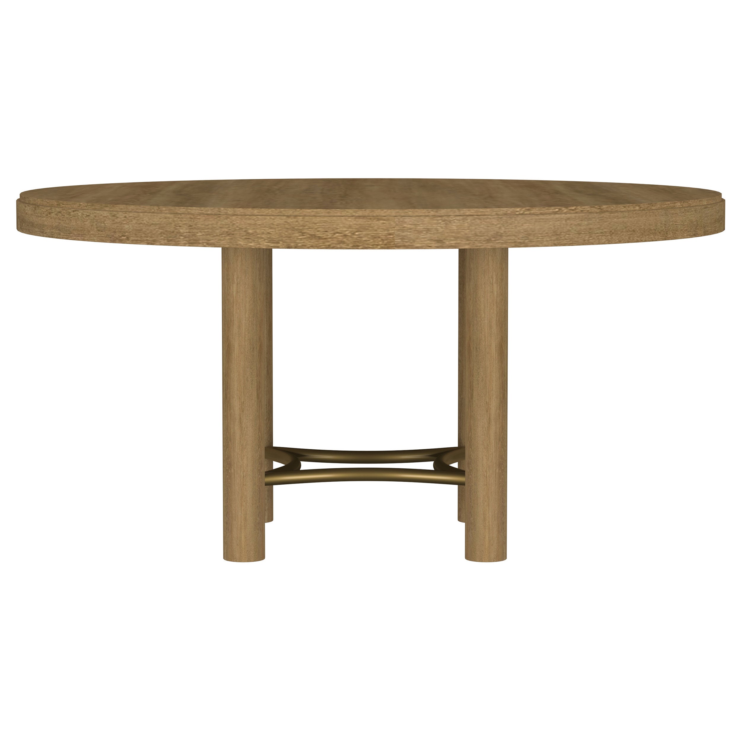 Arini 60-inch Round Wood Dining Room Table Sand Wash — view 5