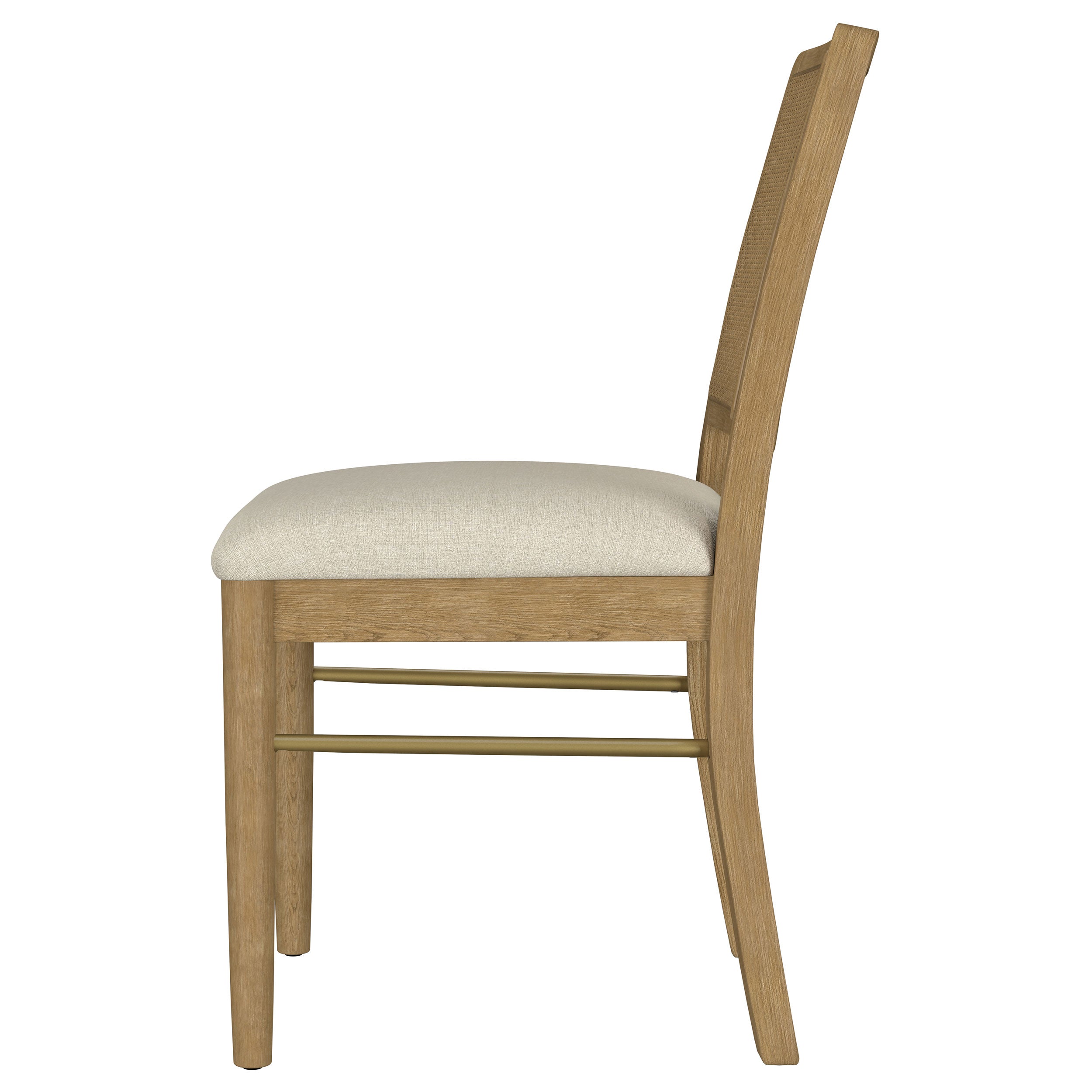Arini Rattan Cane Dining Side Chair Sand Wash (Set of 2) — view 6