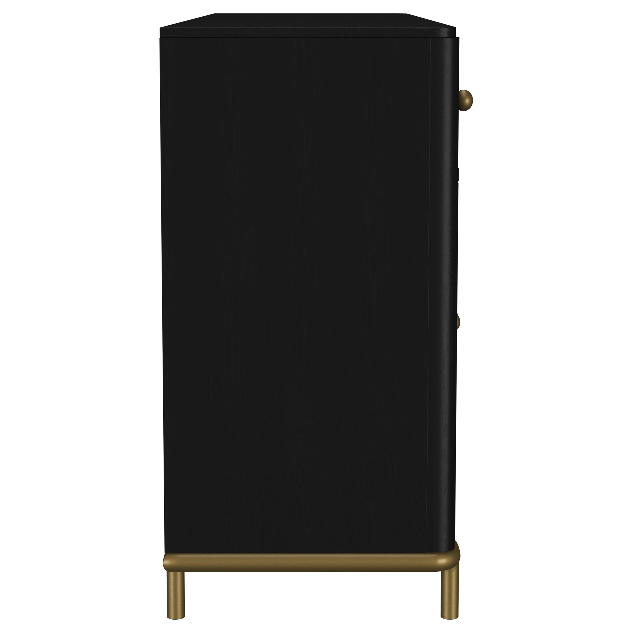 Arini 2-drawer Cane Door Dining Sideboard Server Black — view 10