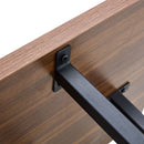 Perfectly Integrating Modern And Scandinavian Styles Double Deck Coffee Table - Walnut