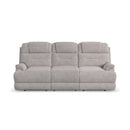 Zofa - Power Sleep Sofa With Power Headrests & Lumbar - Dove