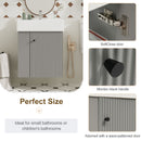 Modern Floating Bathroom Vanity With Ceramic Basin Perfect For Small Bathrooms