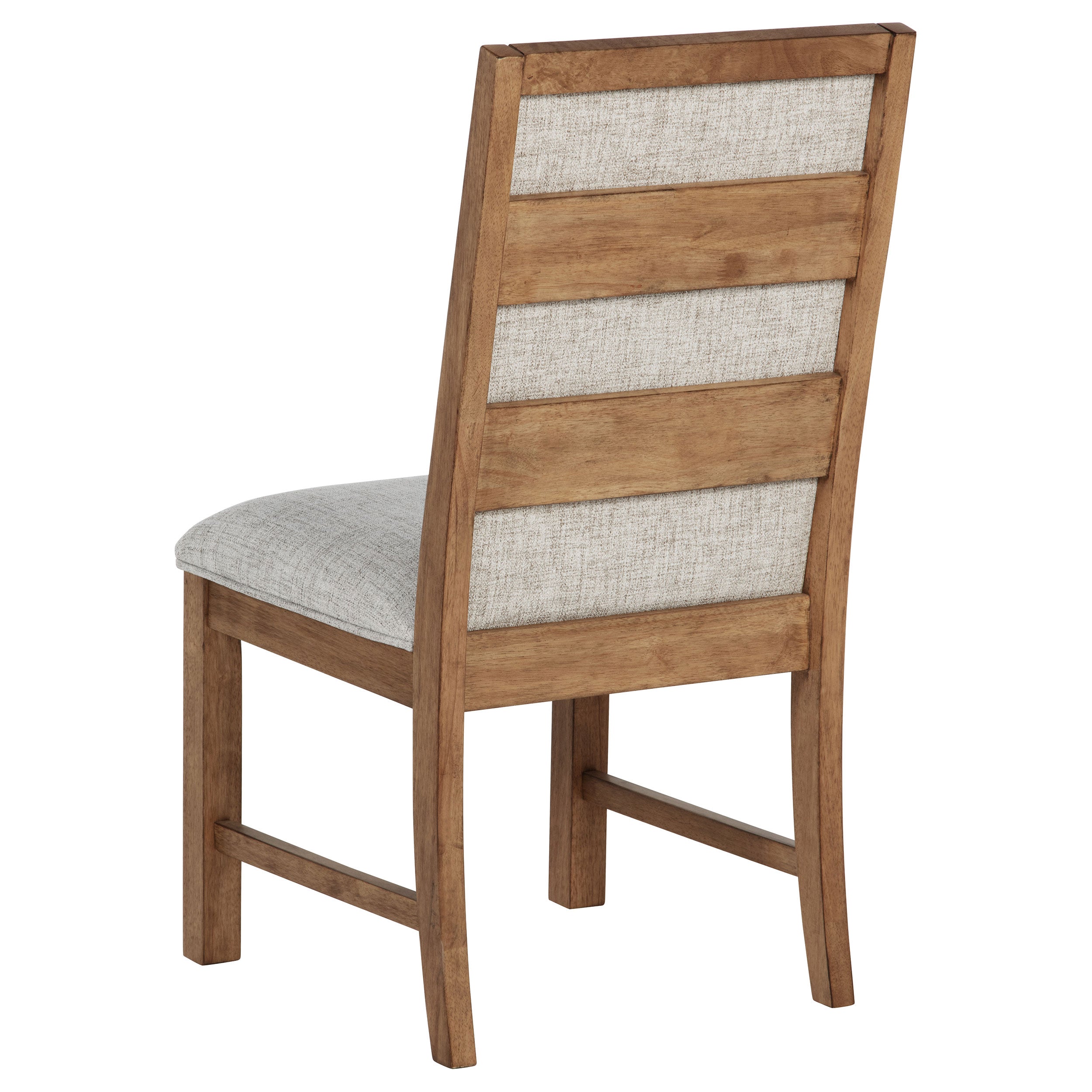 Bruner Upholstered Side Chair Natural Brown (Set of 2) — view 7