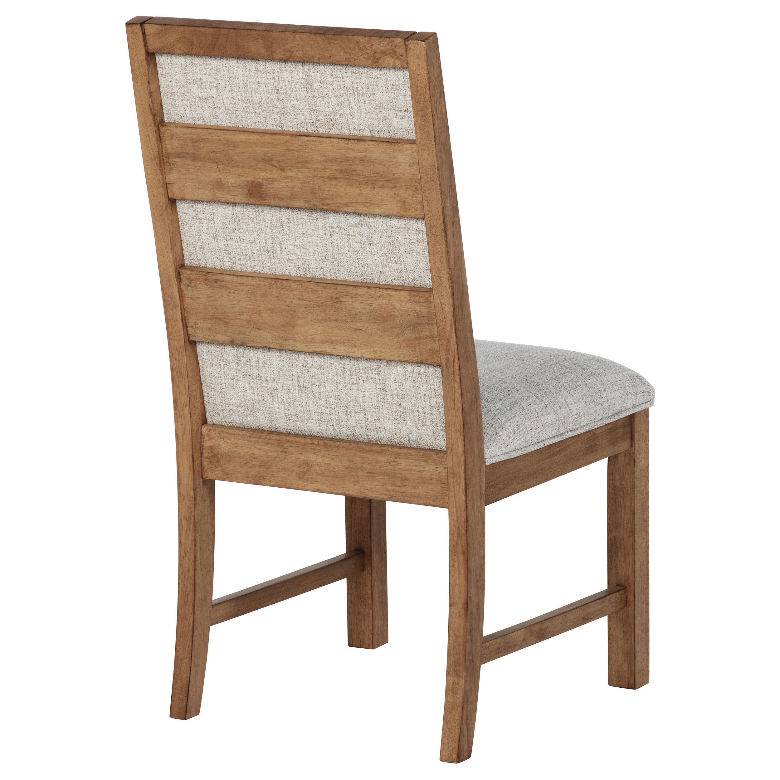 Bruner Upholstered Side Chair Natural Brown (Set of 2) — view 9