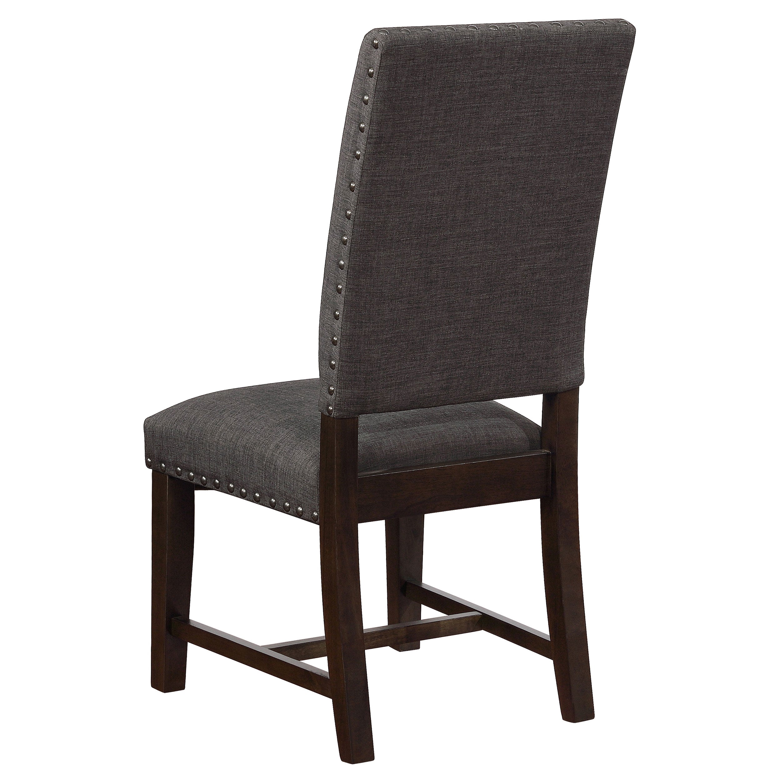 Twain Upholstered Dining Side Chair Warm Grey (Set of 2) — view 7