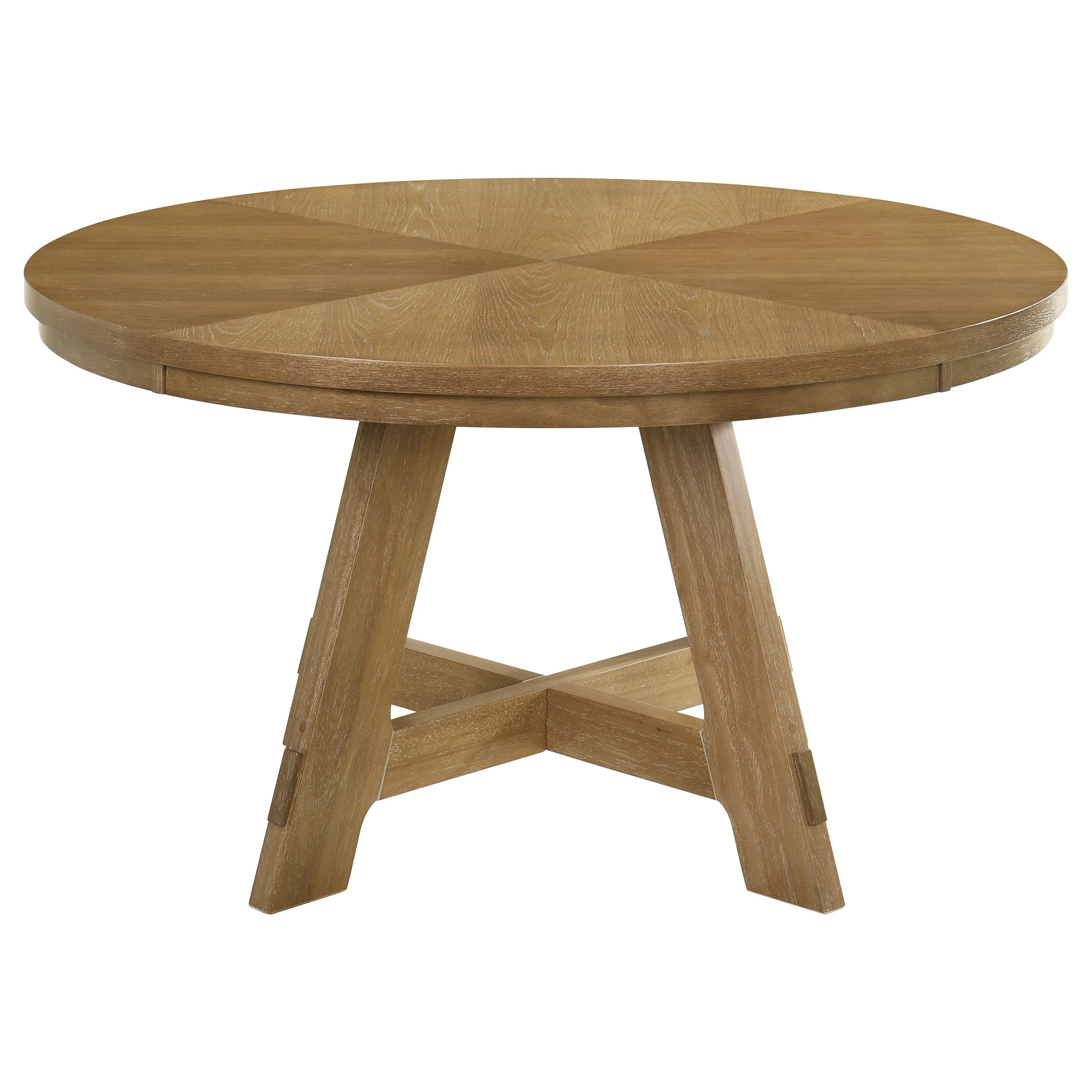 Danvers 5-piece Dining Table Set Brown Oak and Latte — view 4