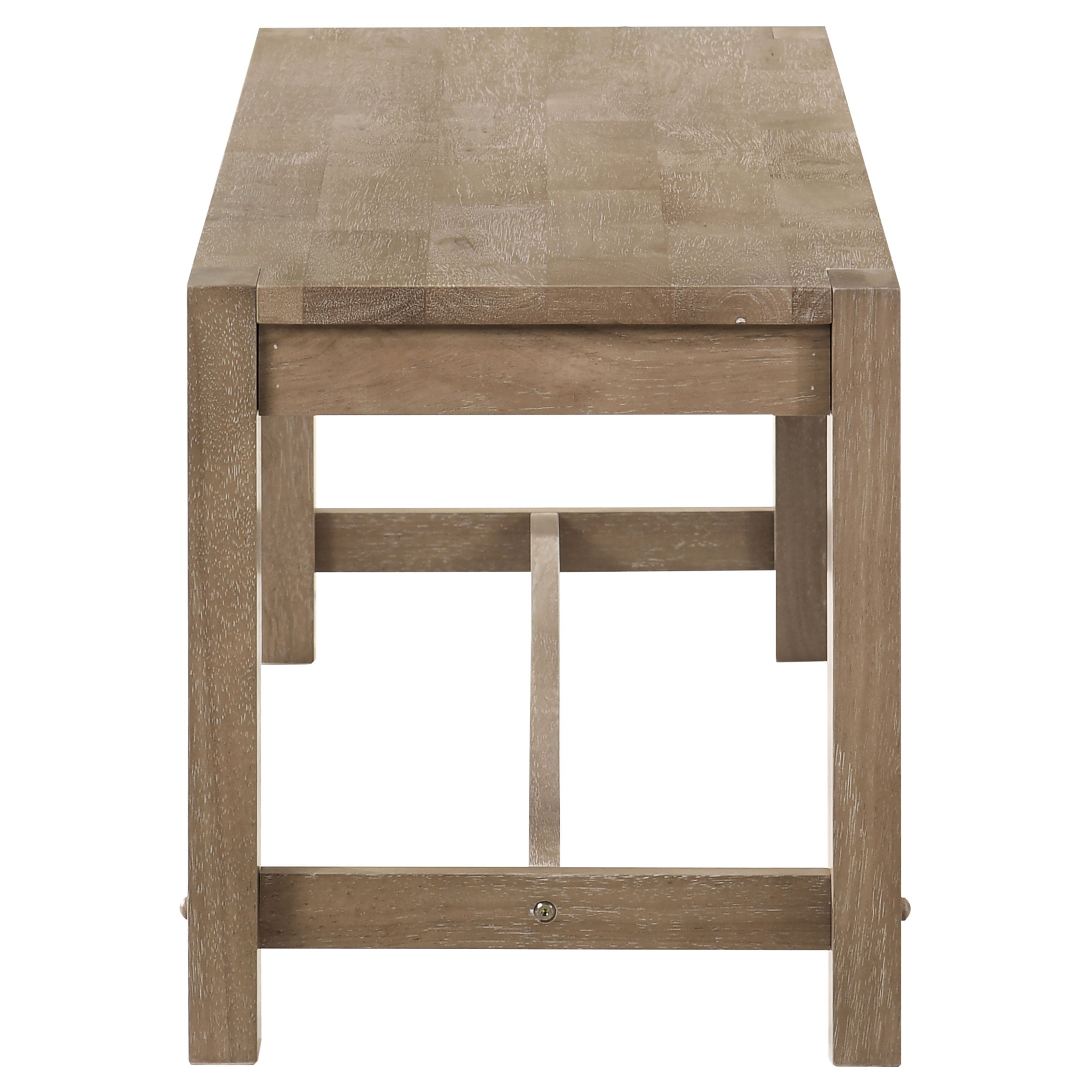 Scottsdale Wood Trestle Base Dining Bench Washed Brown — view 4