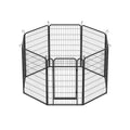 Heavy Duty Metal Playpen With Door, Dog Fence Pet Exercise Pen