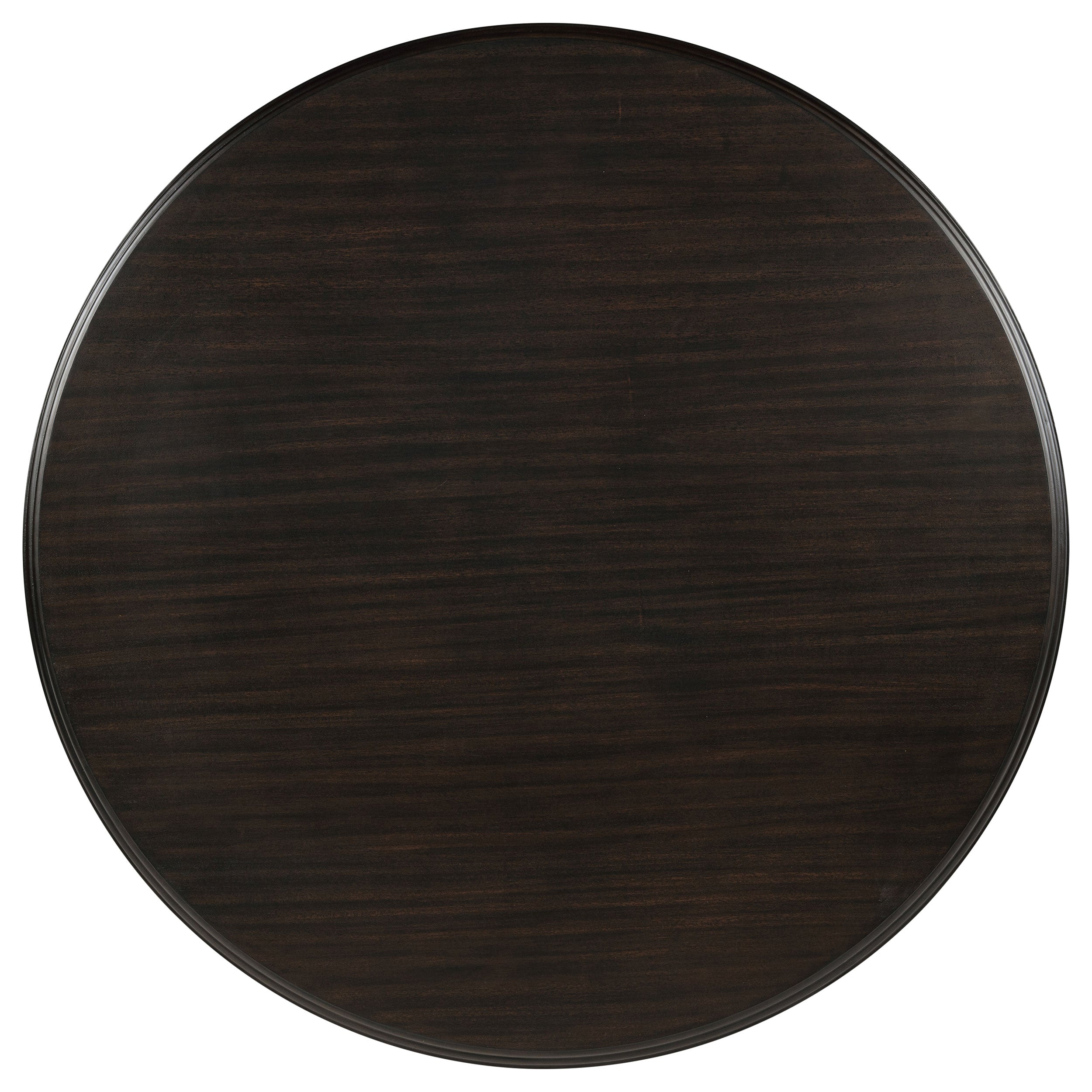 Twyla 5-piece Round Wood Dining Room Table Set Dark Cocoa — view 5