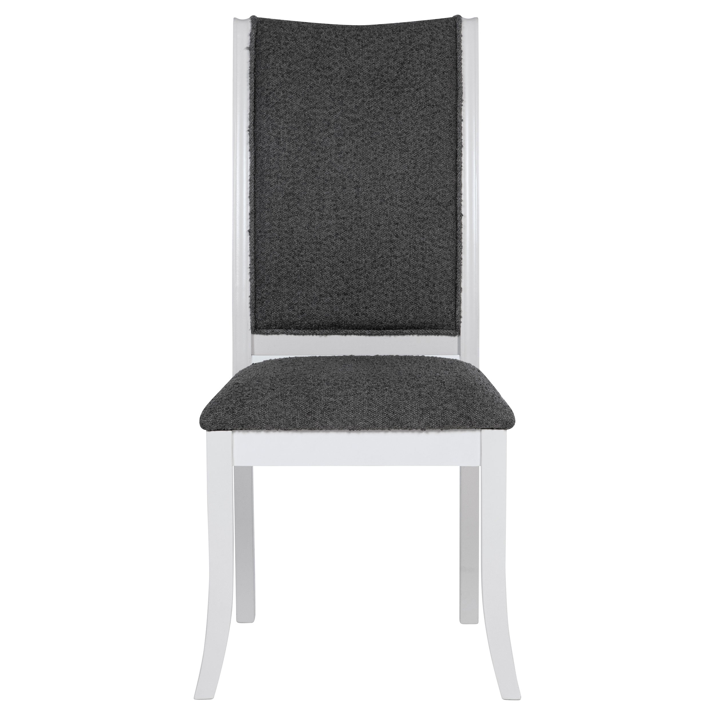 Judd Upholstered Dining Side Chair Pearl White (Set of 2) — view 4