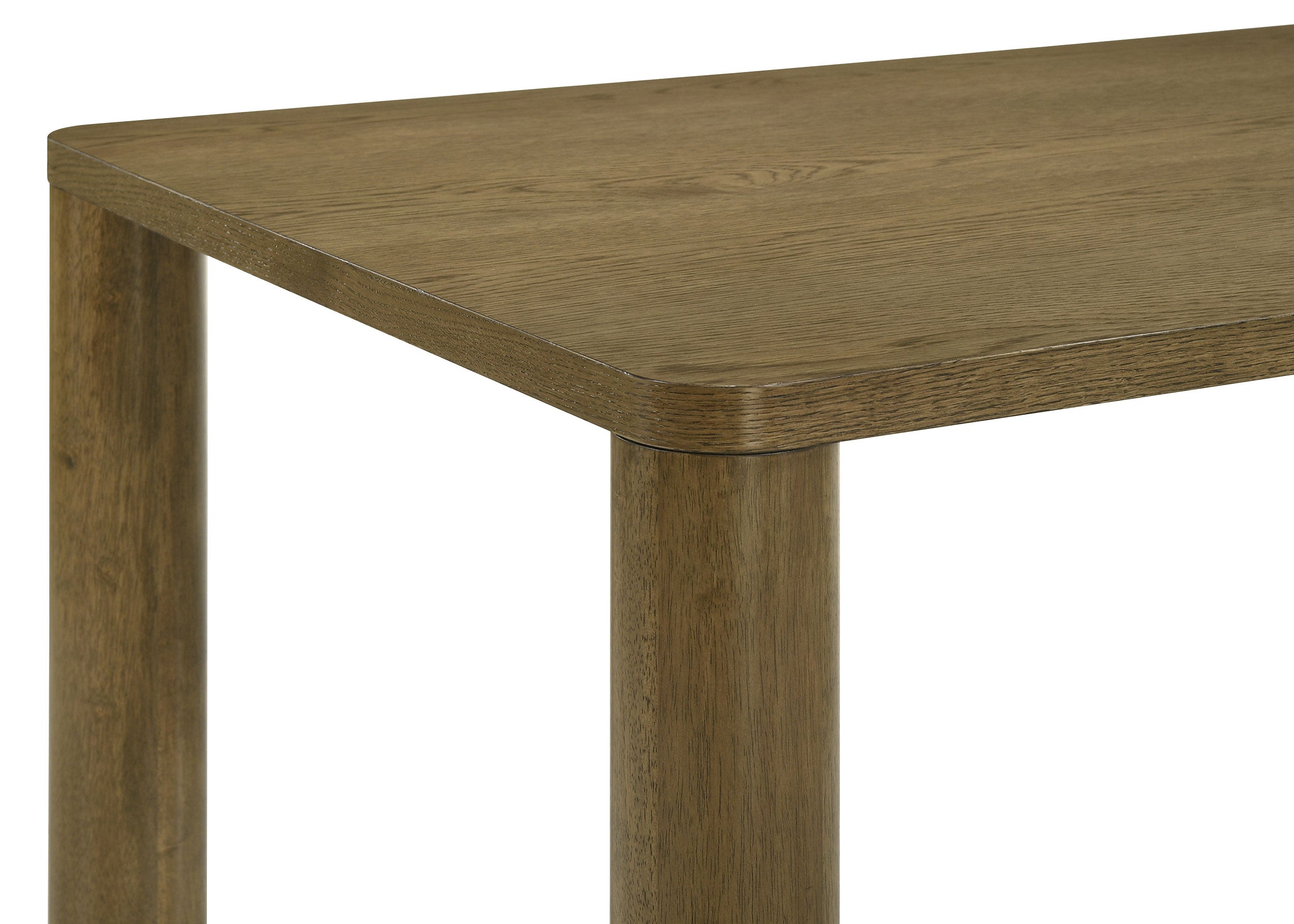 Castlewood 71-inch Rectangular Wood Dining Table Brown Oak — view 6