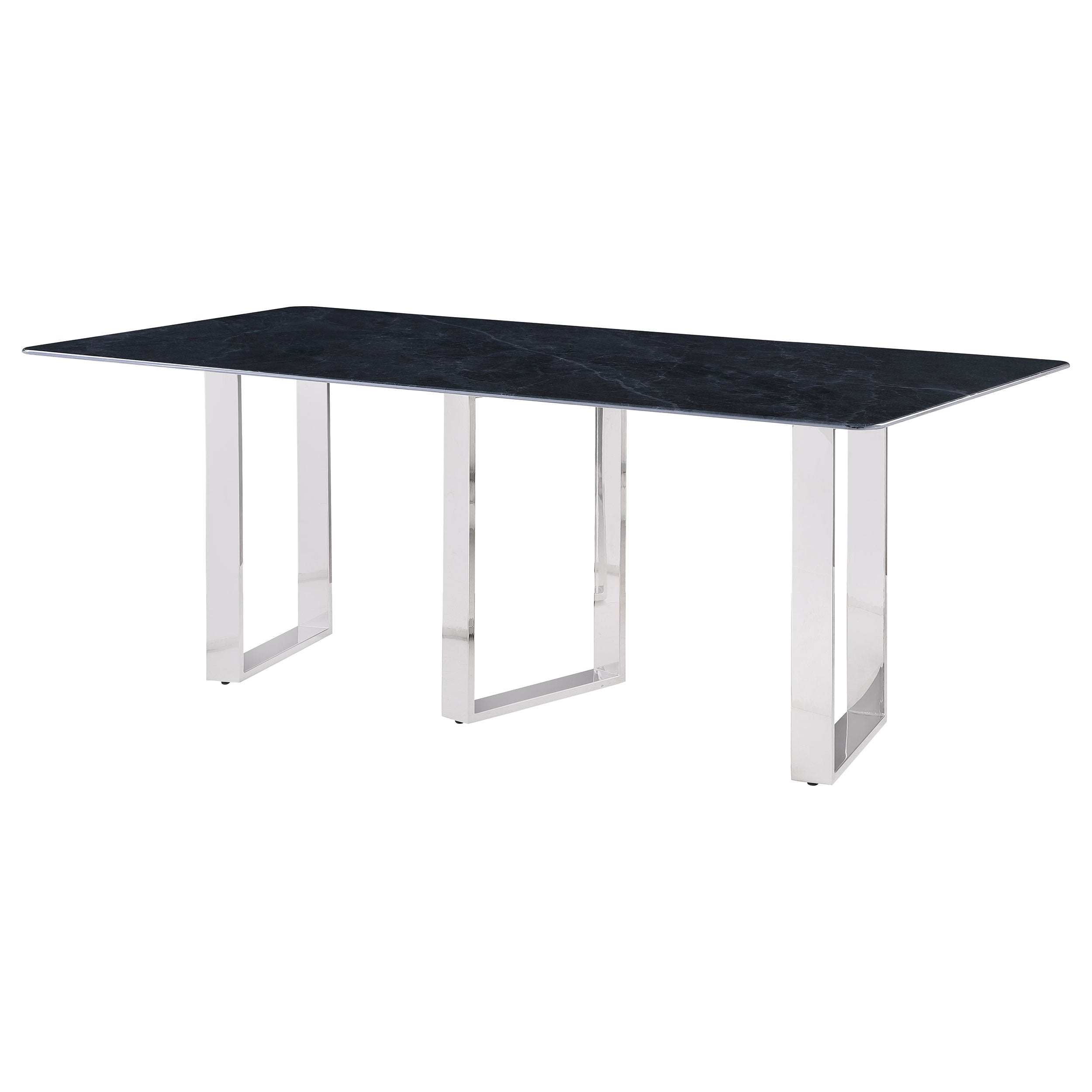 Desden 79-inch Rectangular Sintered Stone Dining Table Grey — view 4