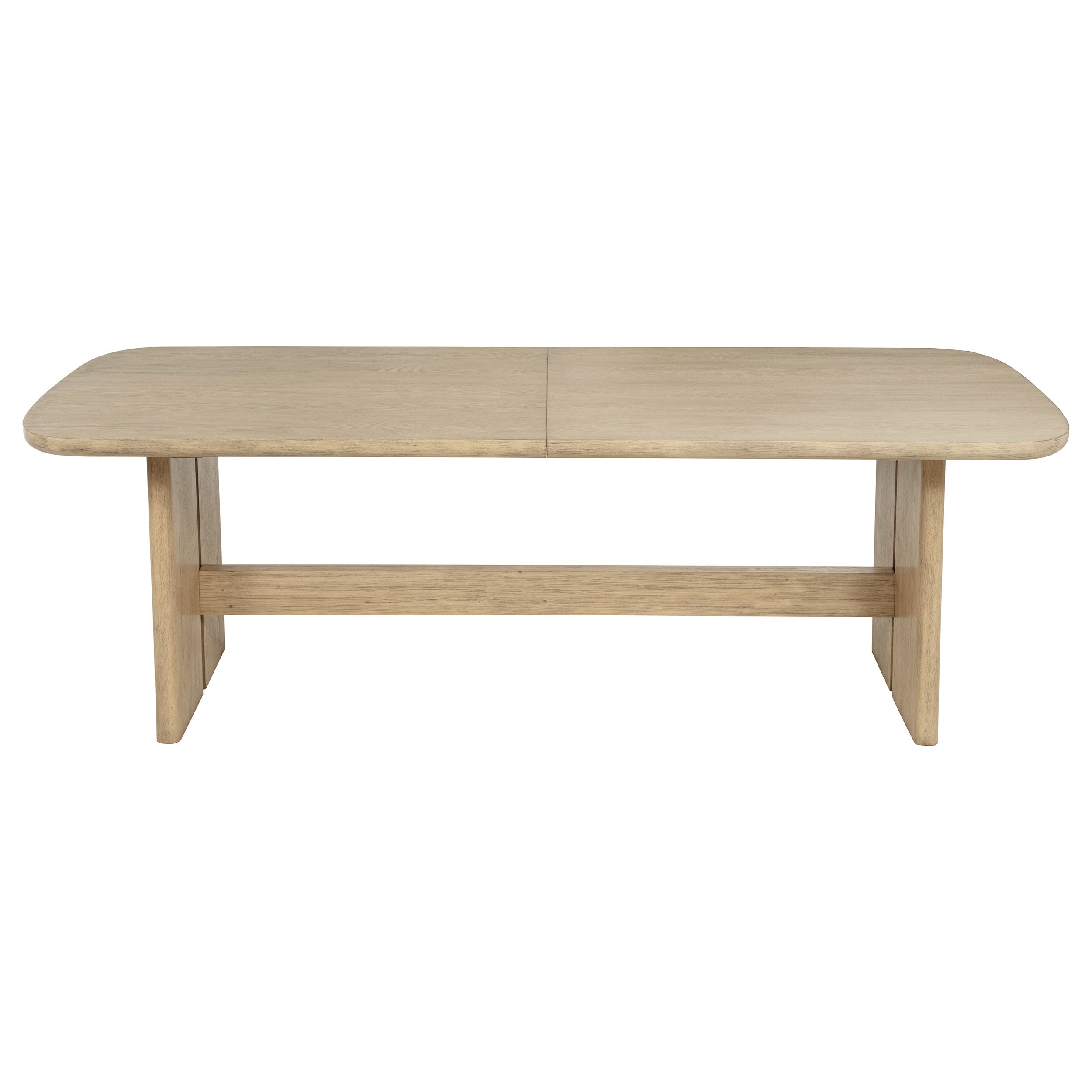 Kailani 110-inch Rectangular Wood Dining Table Beige Oak — view 7