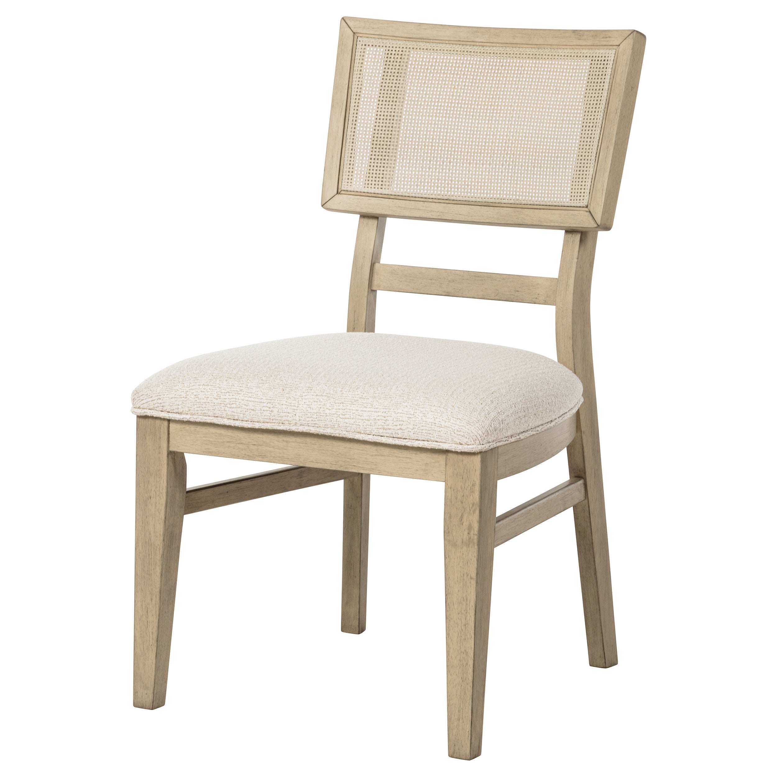 Kailani Rattan Cane Dining Side Chair Beige Oak (Set of 2) — view 5