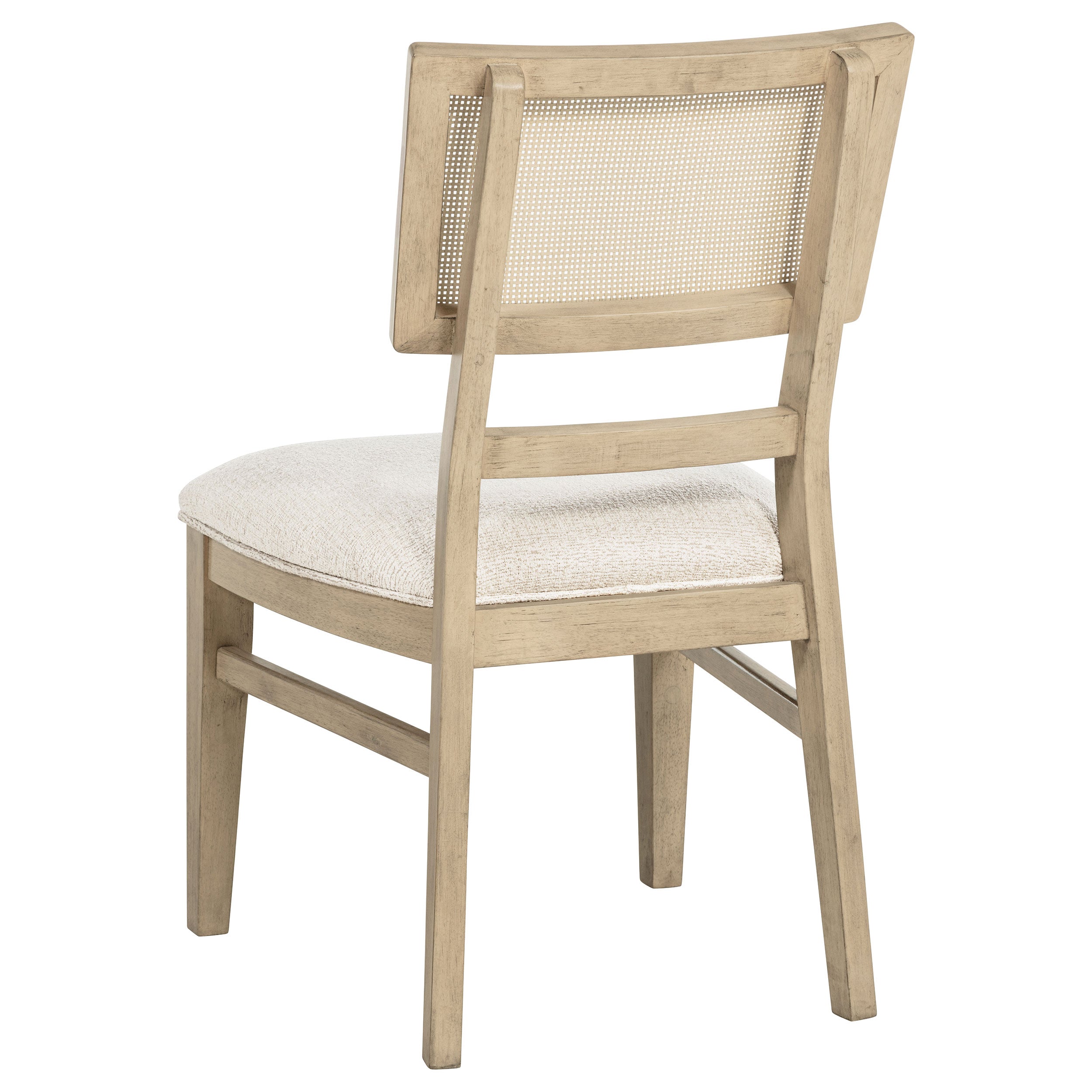 Kailani Rattan Cane Dining Side Chair Beige Oak (Set of 2) — view 7
