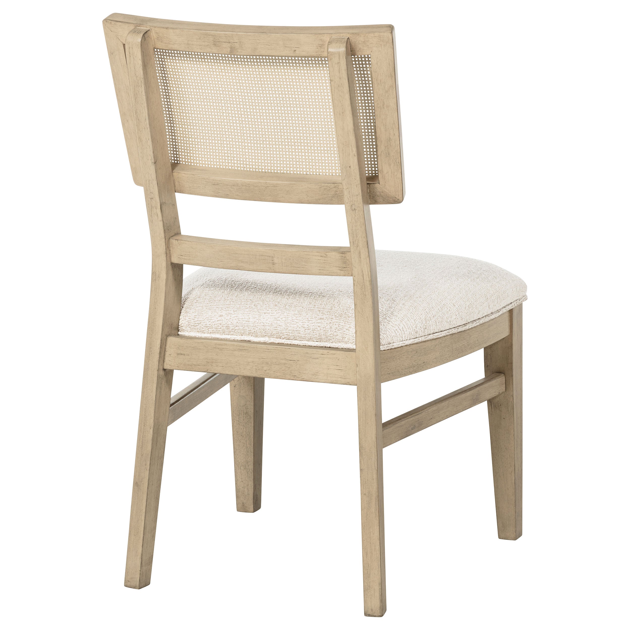 Kailani Rattan Cane Dining Side Chair Beige Oak (Set of 2) — view 9