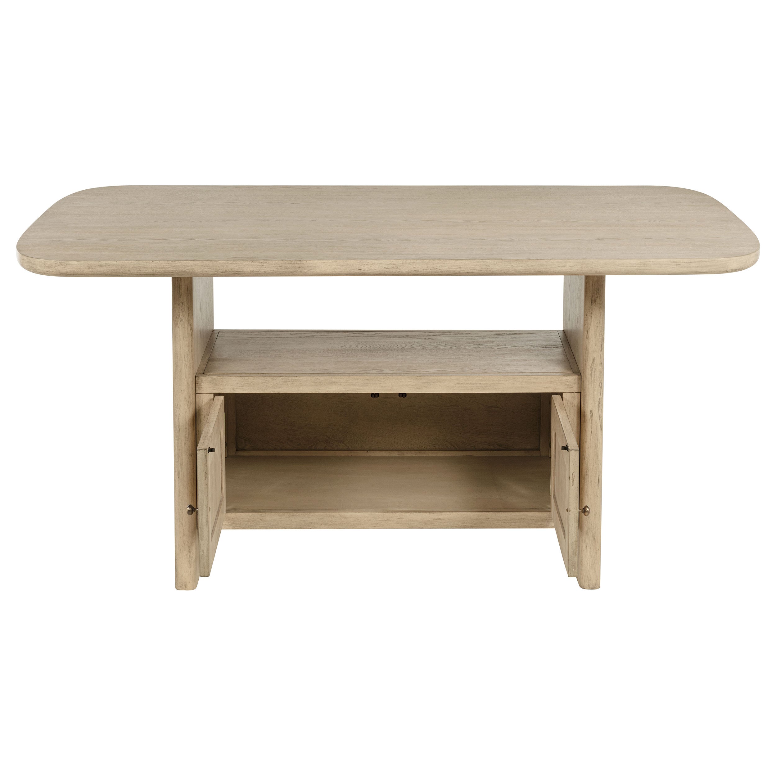 Kailani 7-piece Wood Counter Height Dining Set Beige Oak — view 5