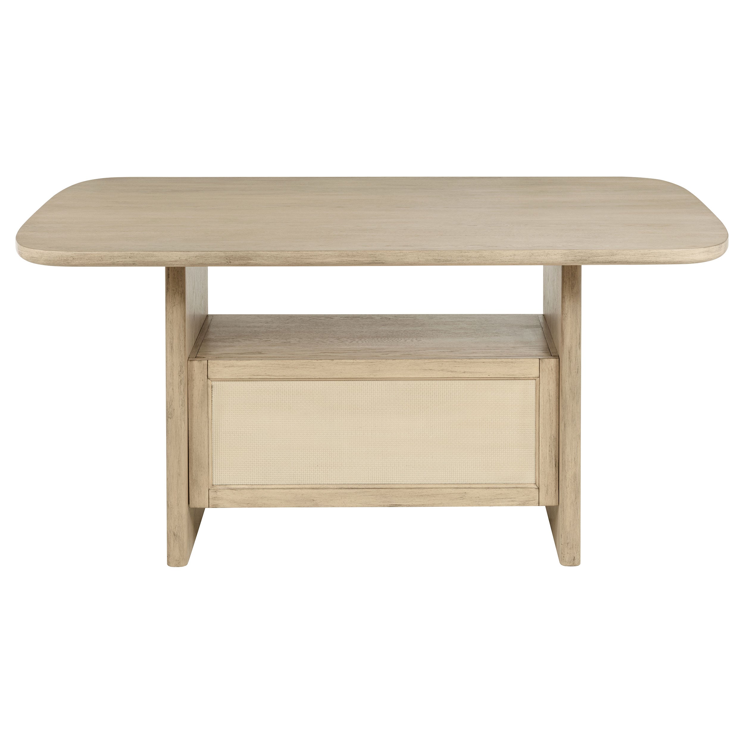 Kailani 7-piece Wood Counter Height Dining Set Beige Oak — view 6
