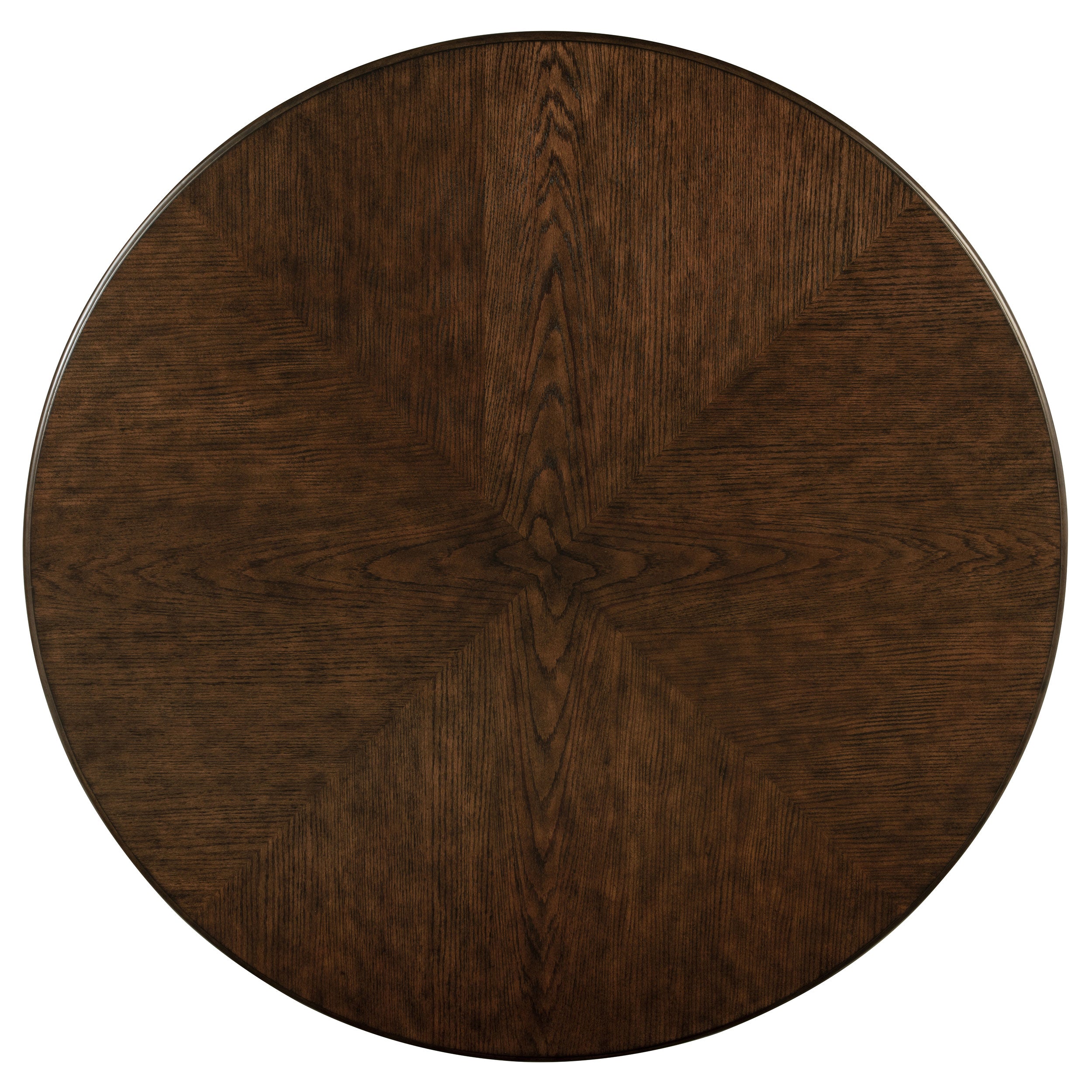 Landon 60-inch Round Wood Pedestal Dining Table Rich Brown — view 4