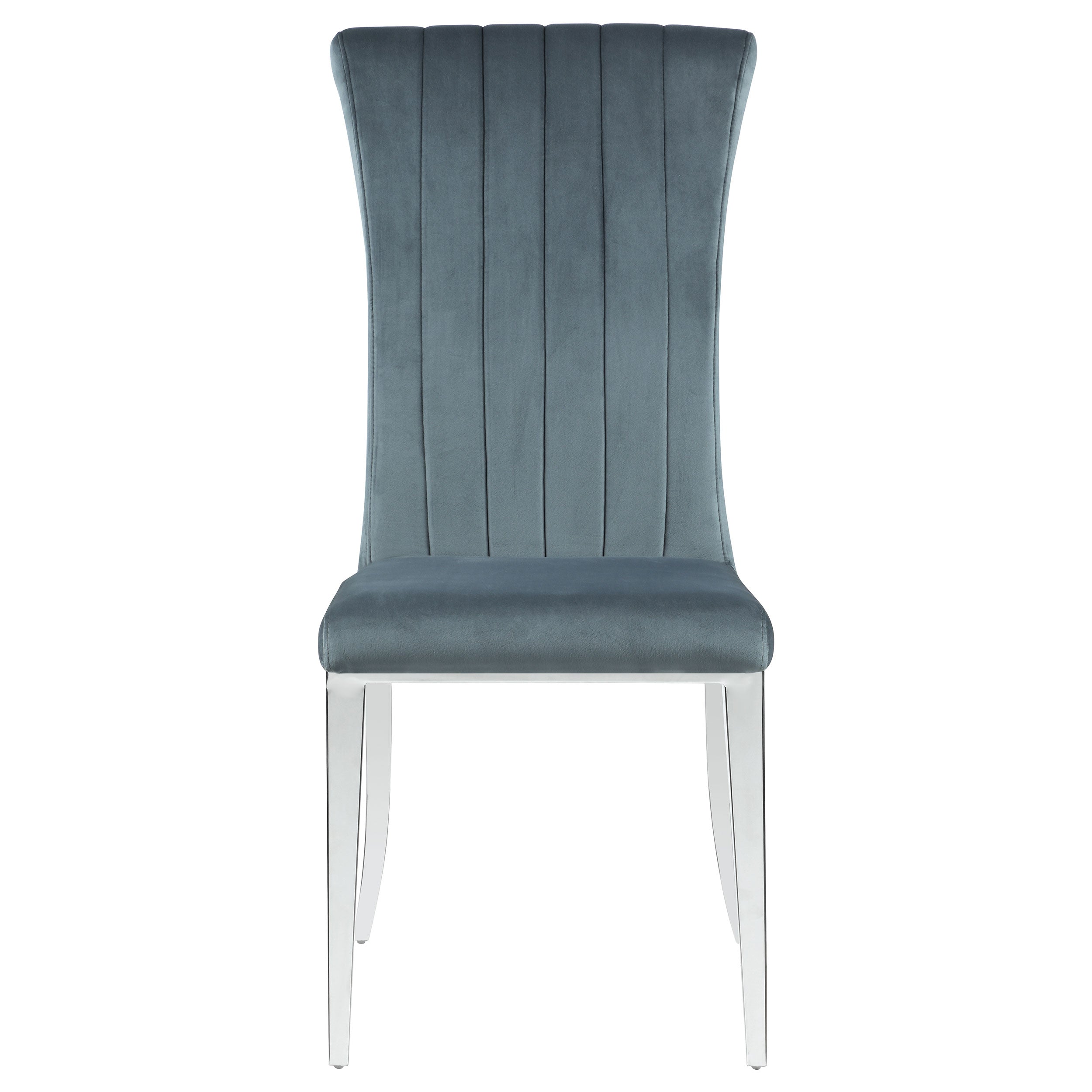 Beaufort Upholstered Dining Side Chair Steel Grey (Set of 2) — view 4