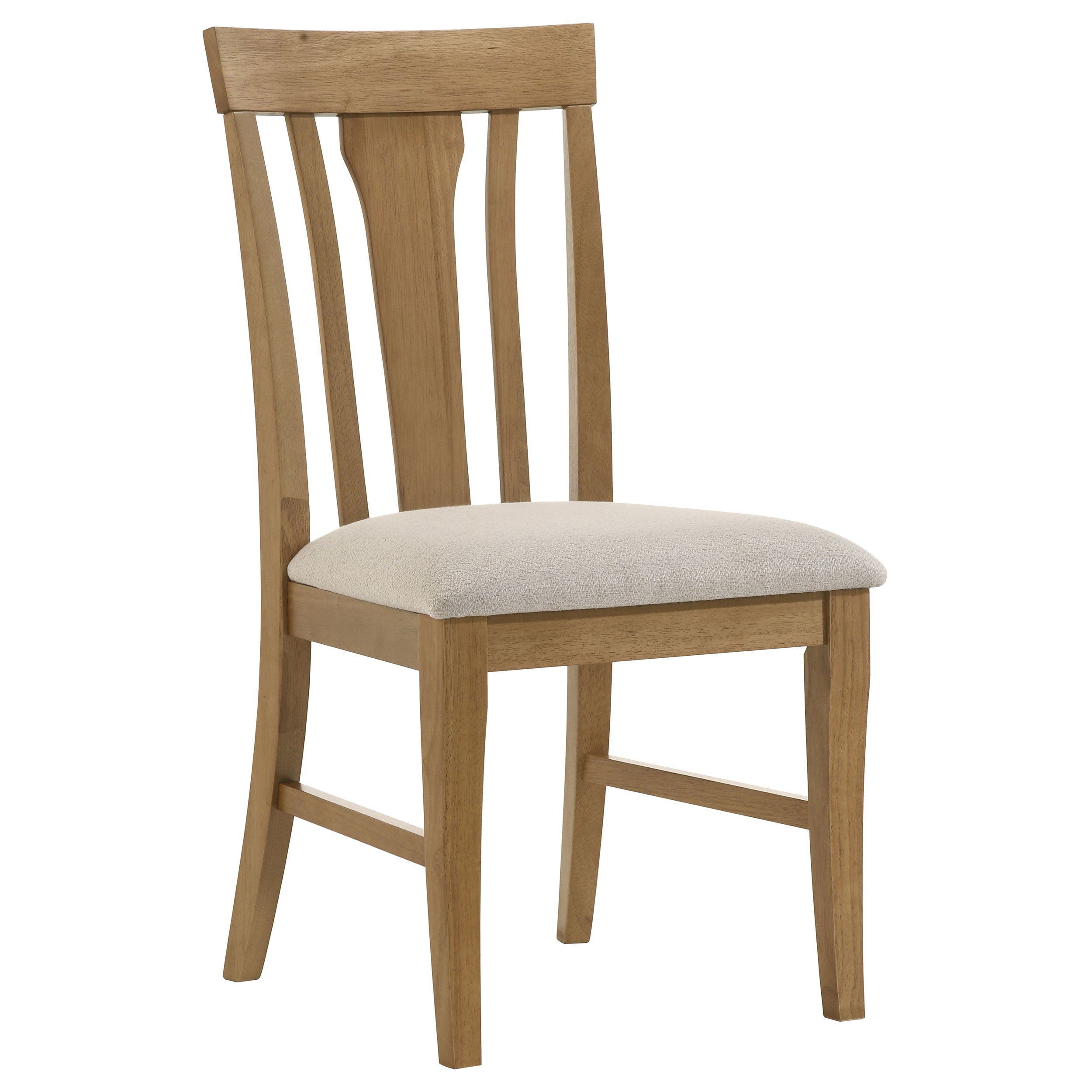 Hartville 5-piece Round Dining Table Set Natural Light Brown — view 7