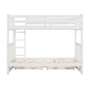 Bunk Bed With Ladders And 2 Storage Drawers