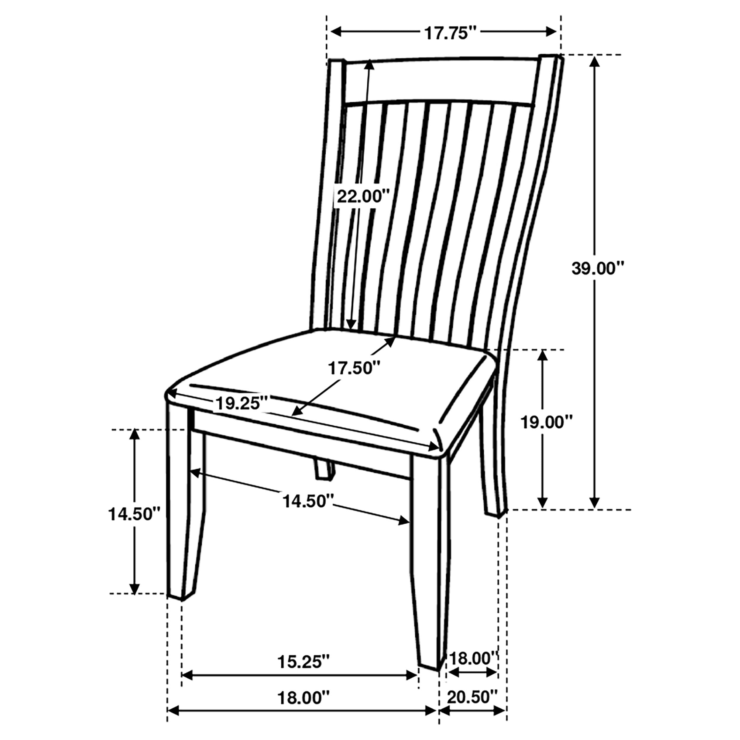 Nogales Wood Dining Side Chair Coastal Grey (Set of 2) — view 10