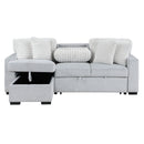 Ford - Reversible Pull Out Sofa Bed - Light Gray