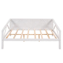 Full size Daybed, Wood Slat Support, White