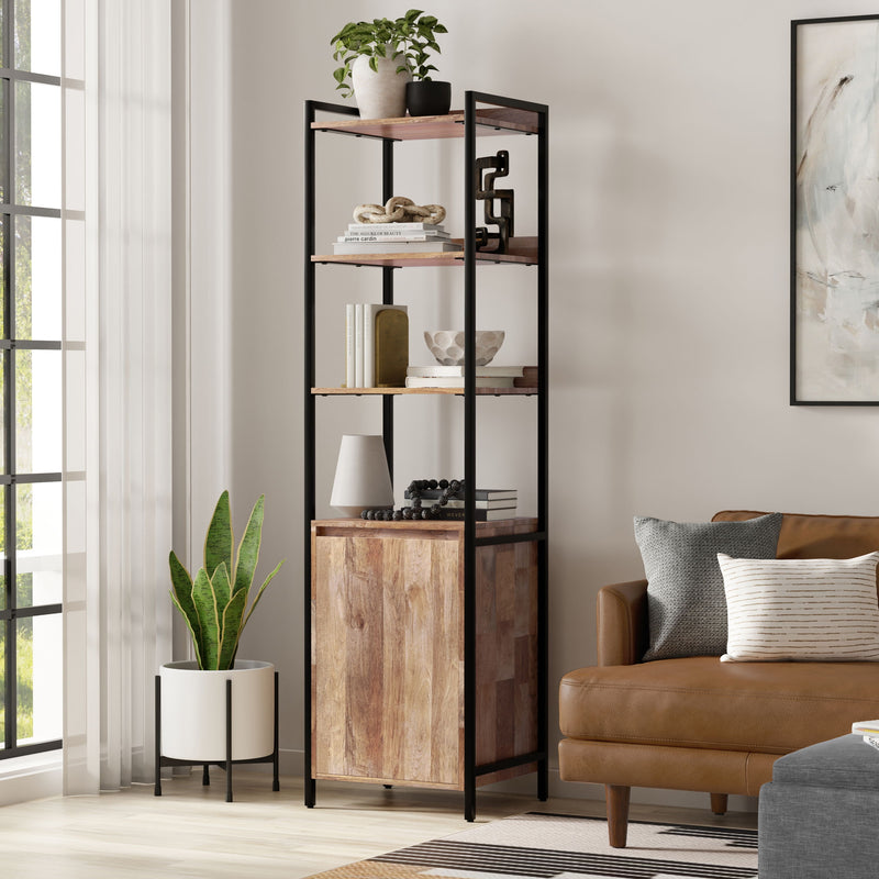 Kelsey - Large Bookshelf With Cabinet