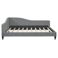 Modern L Shaped Linen Daybed With Legs