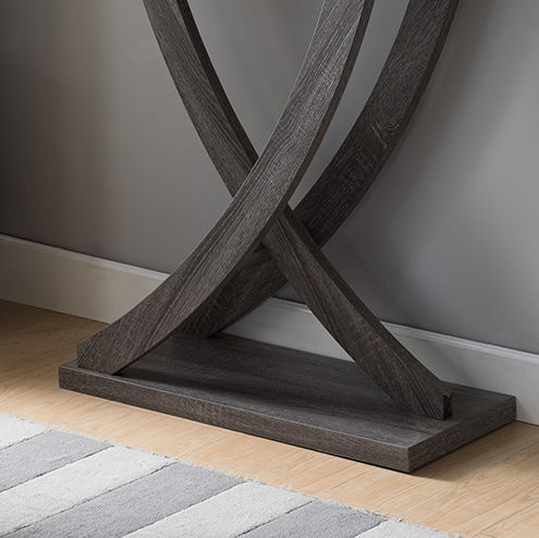 Curved Design Entryway Console Table