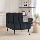 Upholstered Armless Chair For Living Room