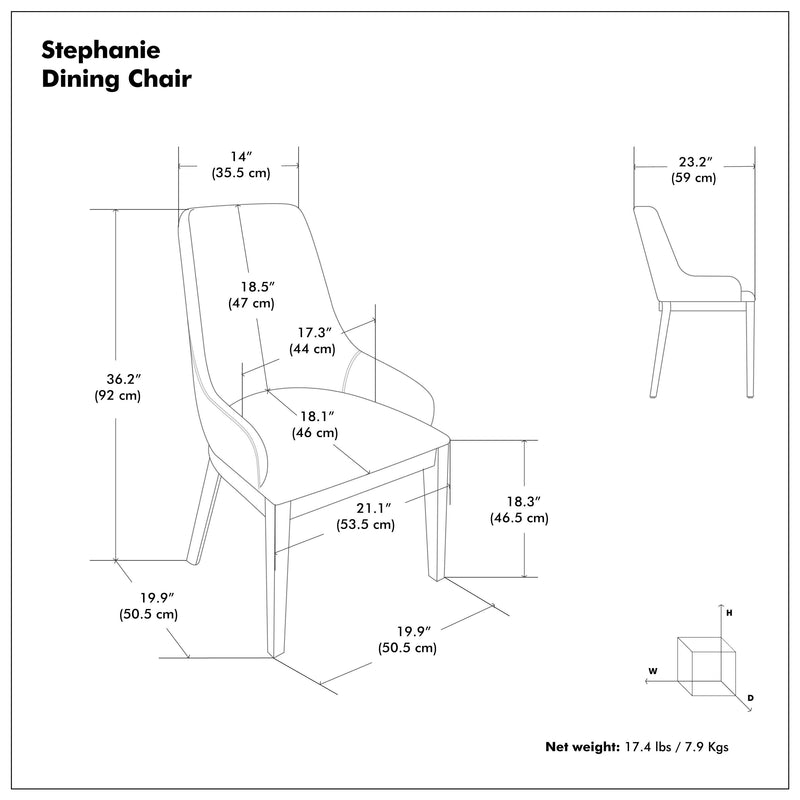 Stephanie - Upholstered Dining Chair (Set of 2)