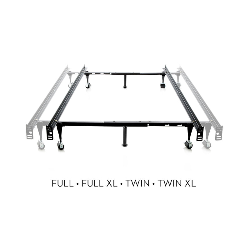 Malouf - Twin over Full Adjustable Bed Frame - Wheels