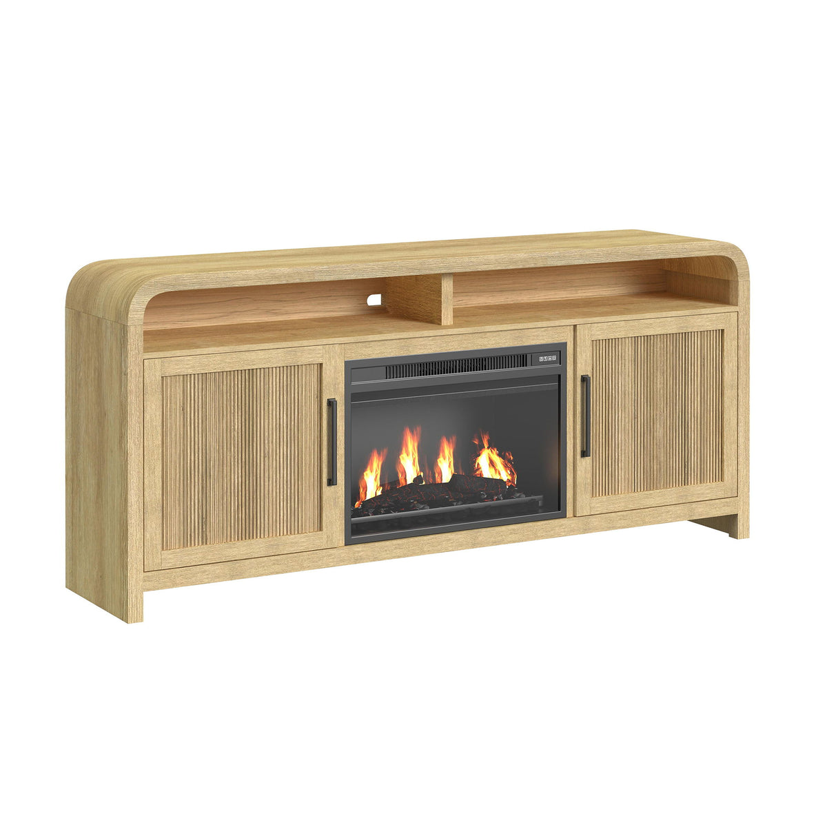 Ridgemont TV Console in Black by Elements International, view 2
