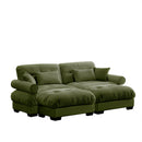 Super Comfort Oversized Modular Sectional Sofa With Movable Ottoman
