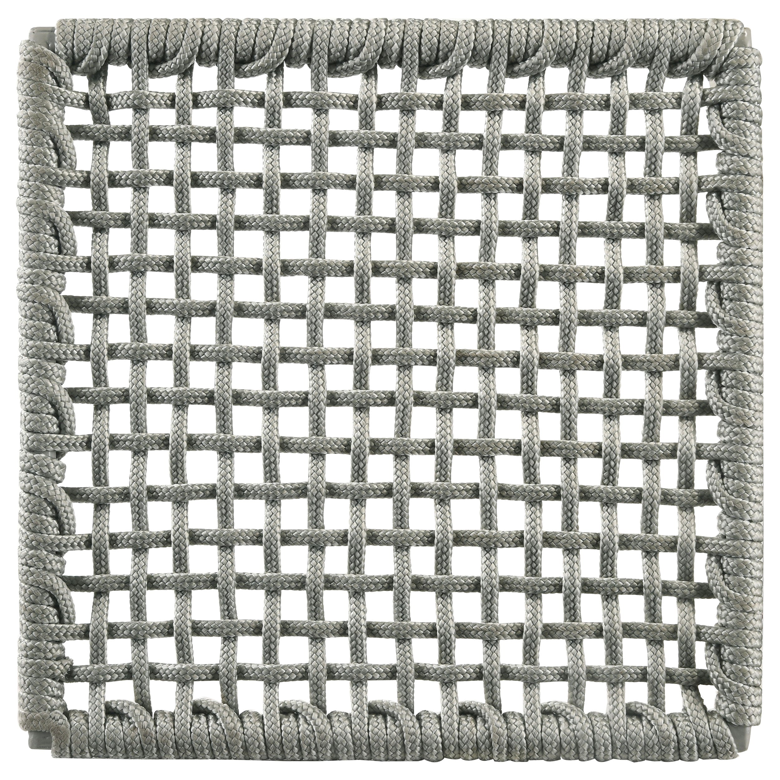 Nakia Woven Rope Dining Side Chairs Grey (Set of 2) — view 10