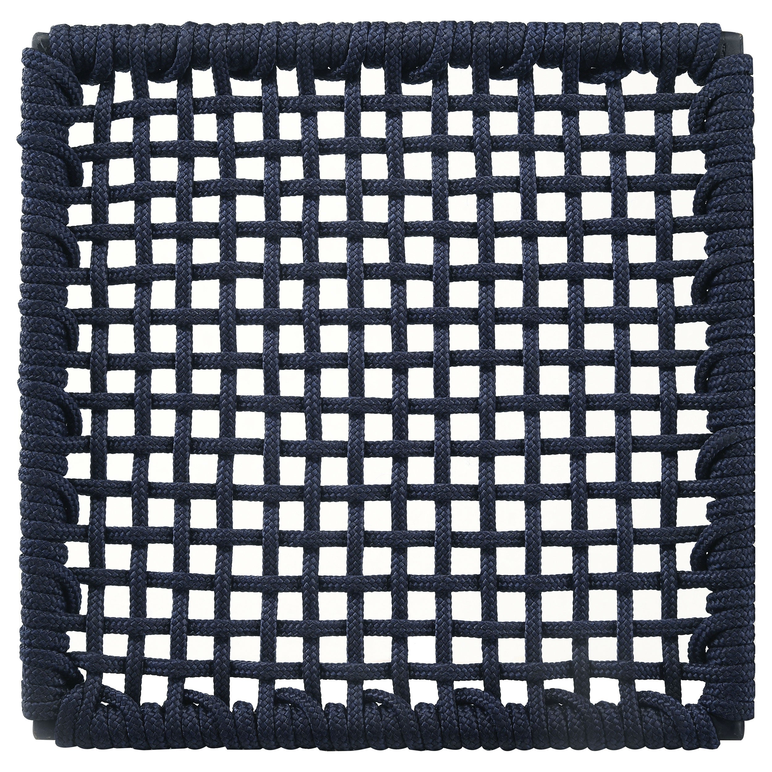 Nakia Woven Rope Counter Chair with Cushion Navy (Set of 2) — view 10