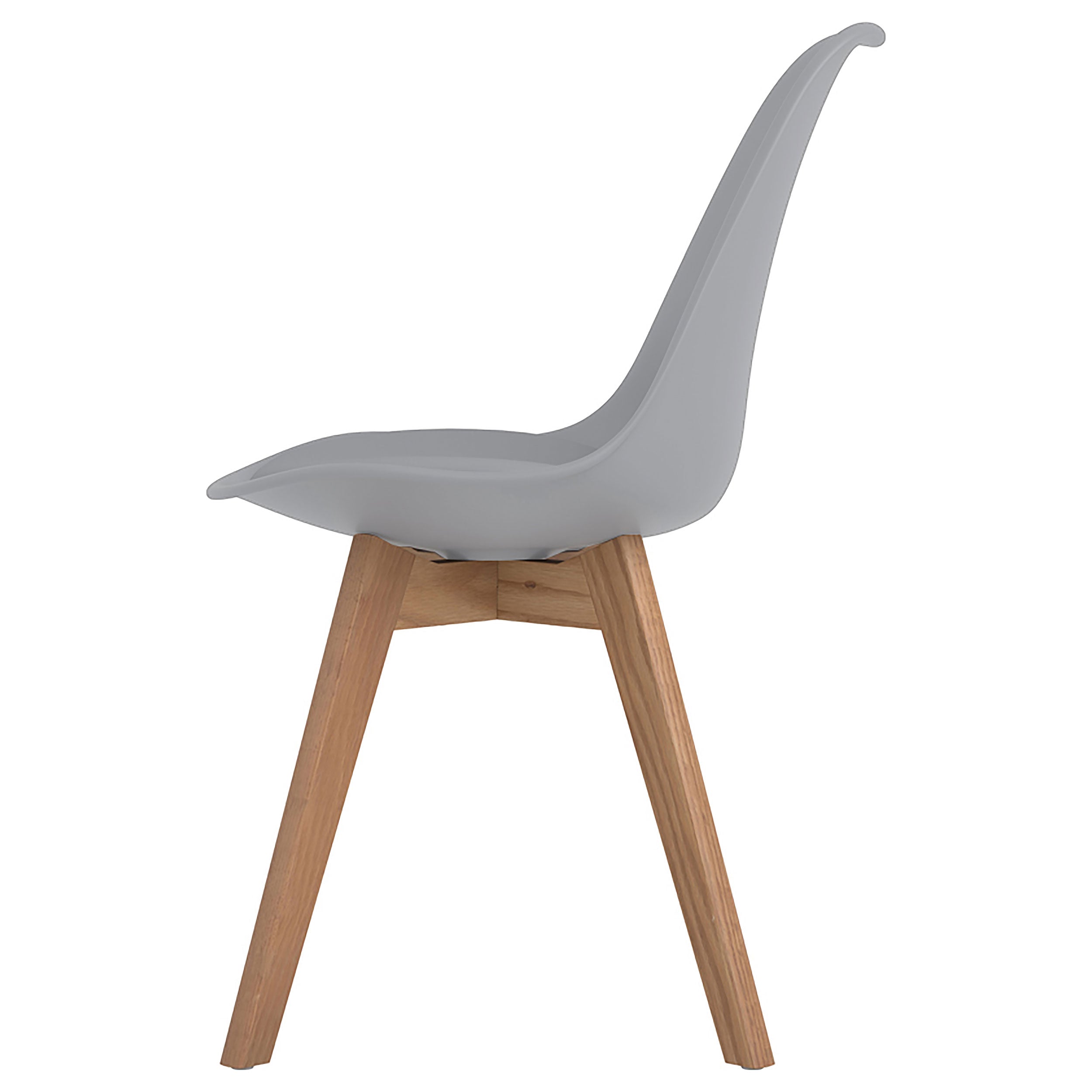 Caballo Polypropylene Dining Side Chair Grey (Set of 2) — view 6