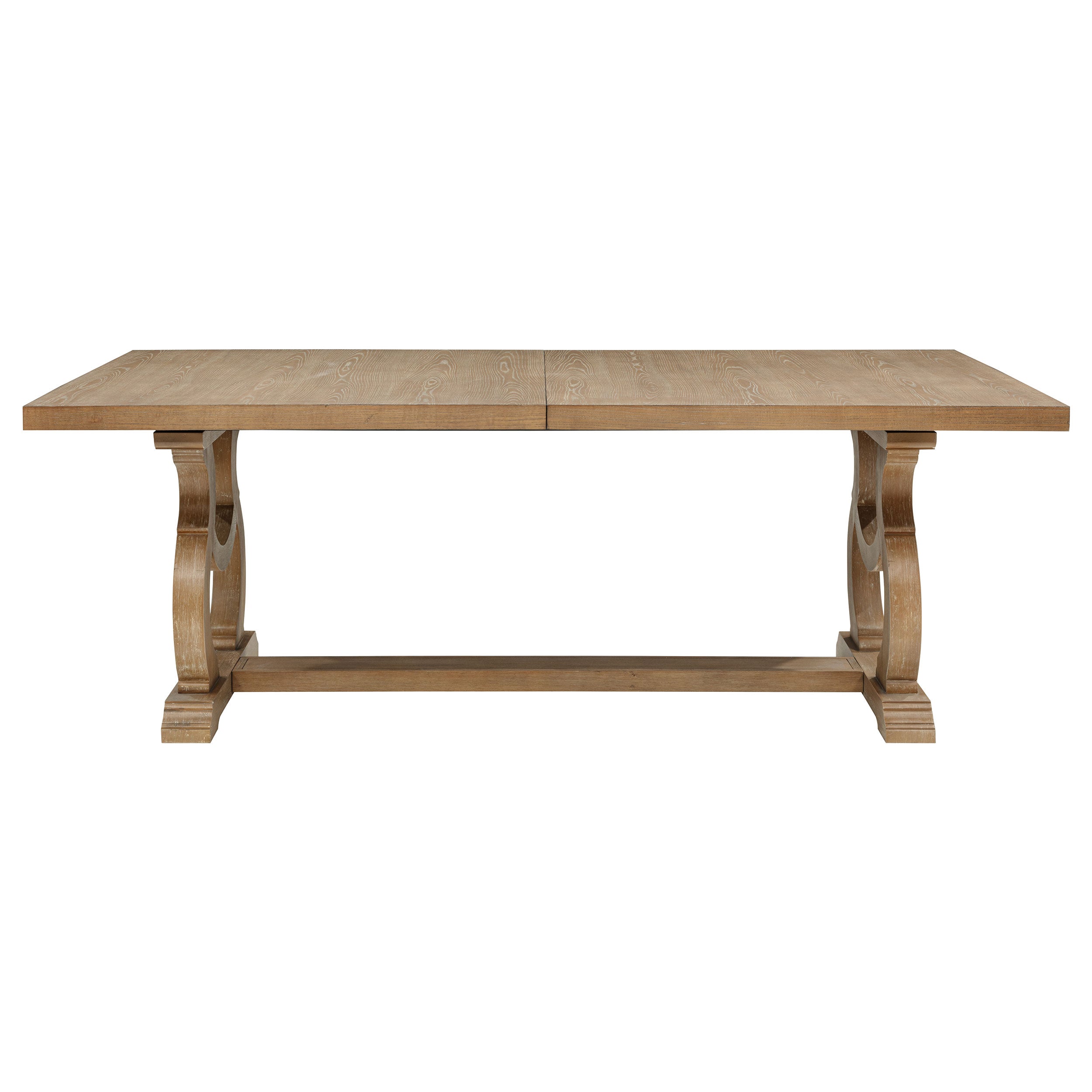 Brockway 104-inch Extension Leaf Dining Table Barley Brown — view 5