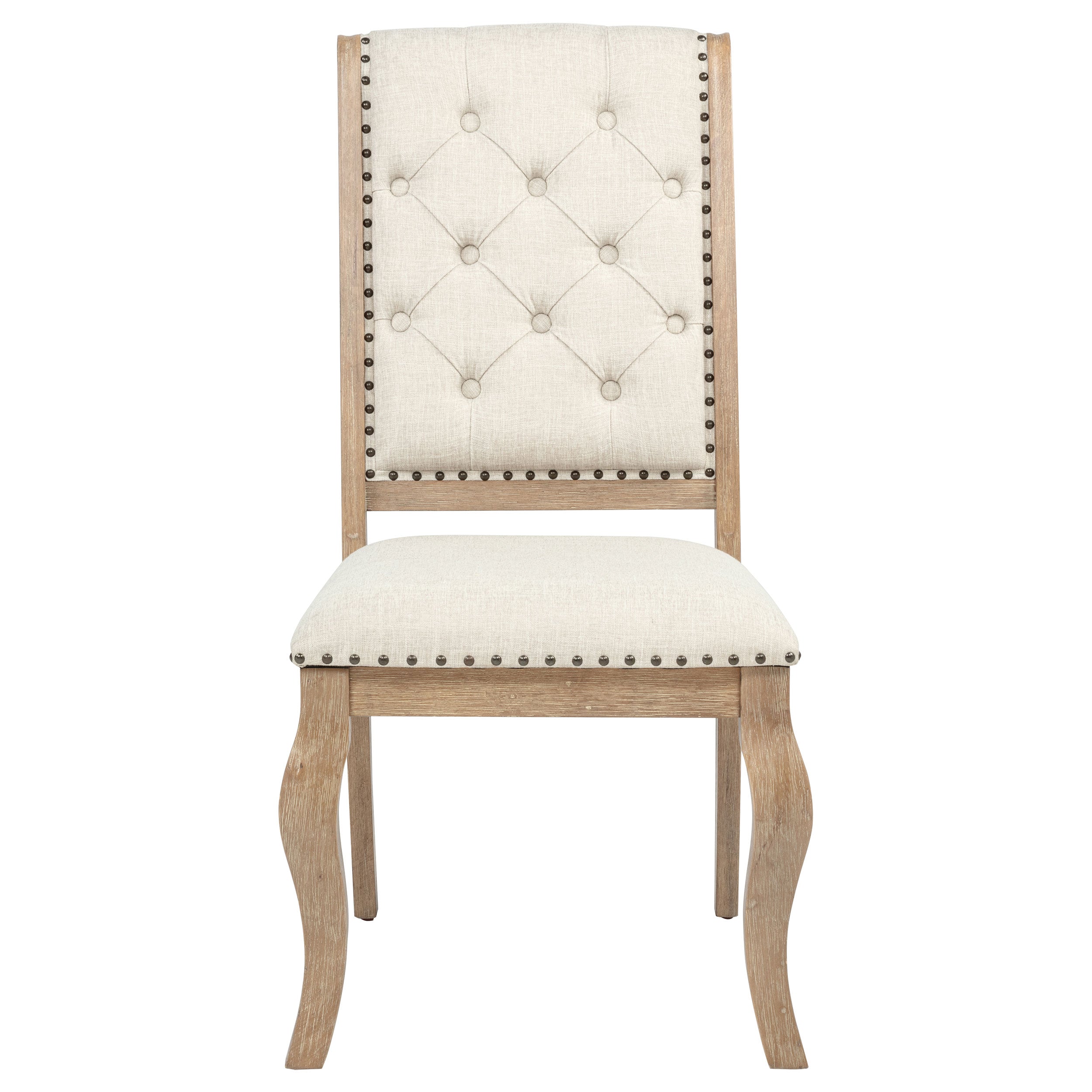 Brockway Upholstered Dining Chair Barley Brown (Set of 2) — view 4