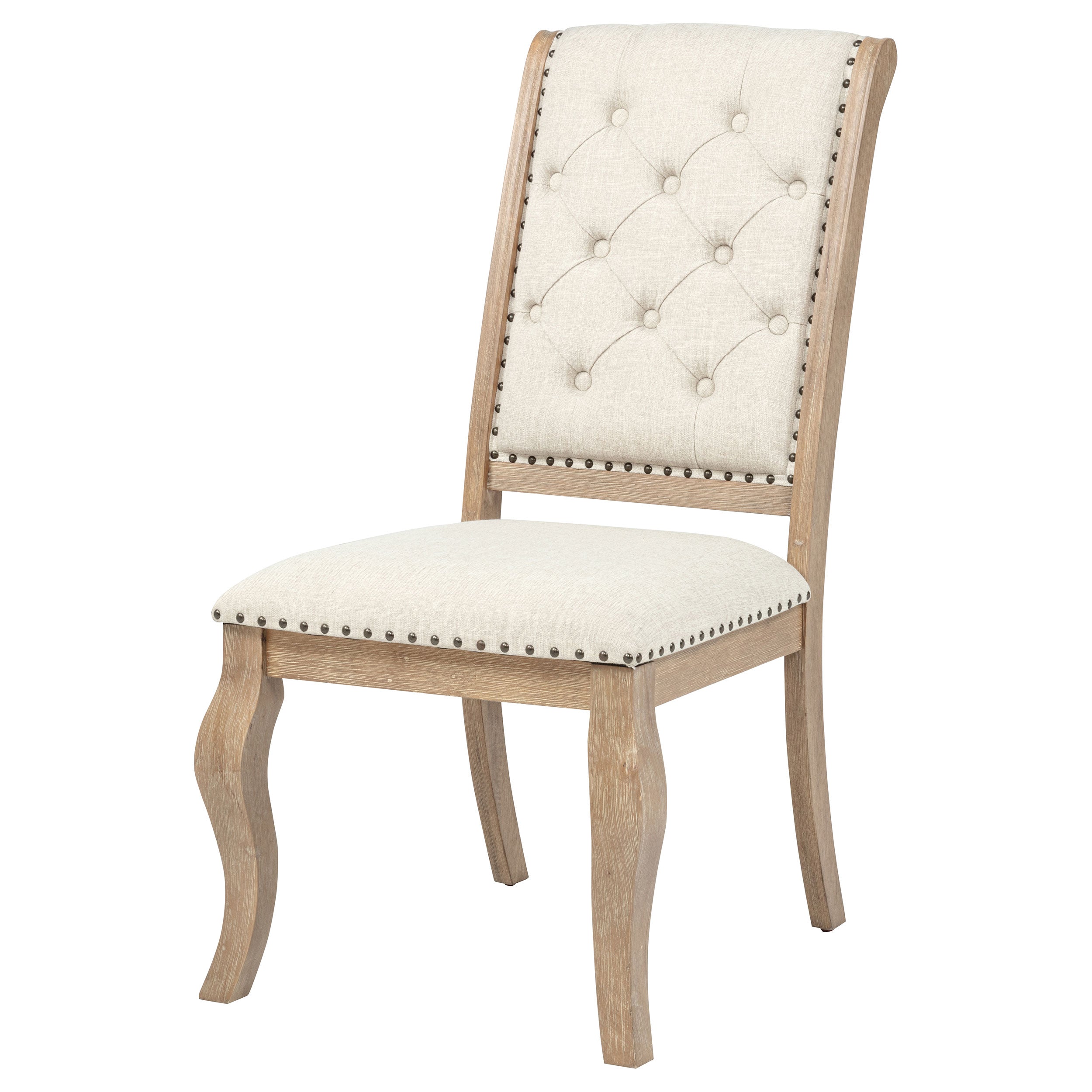 Brockway Upholstered Dining Chair Barley Brown (Set of 2) — view 5